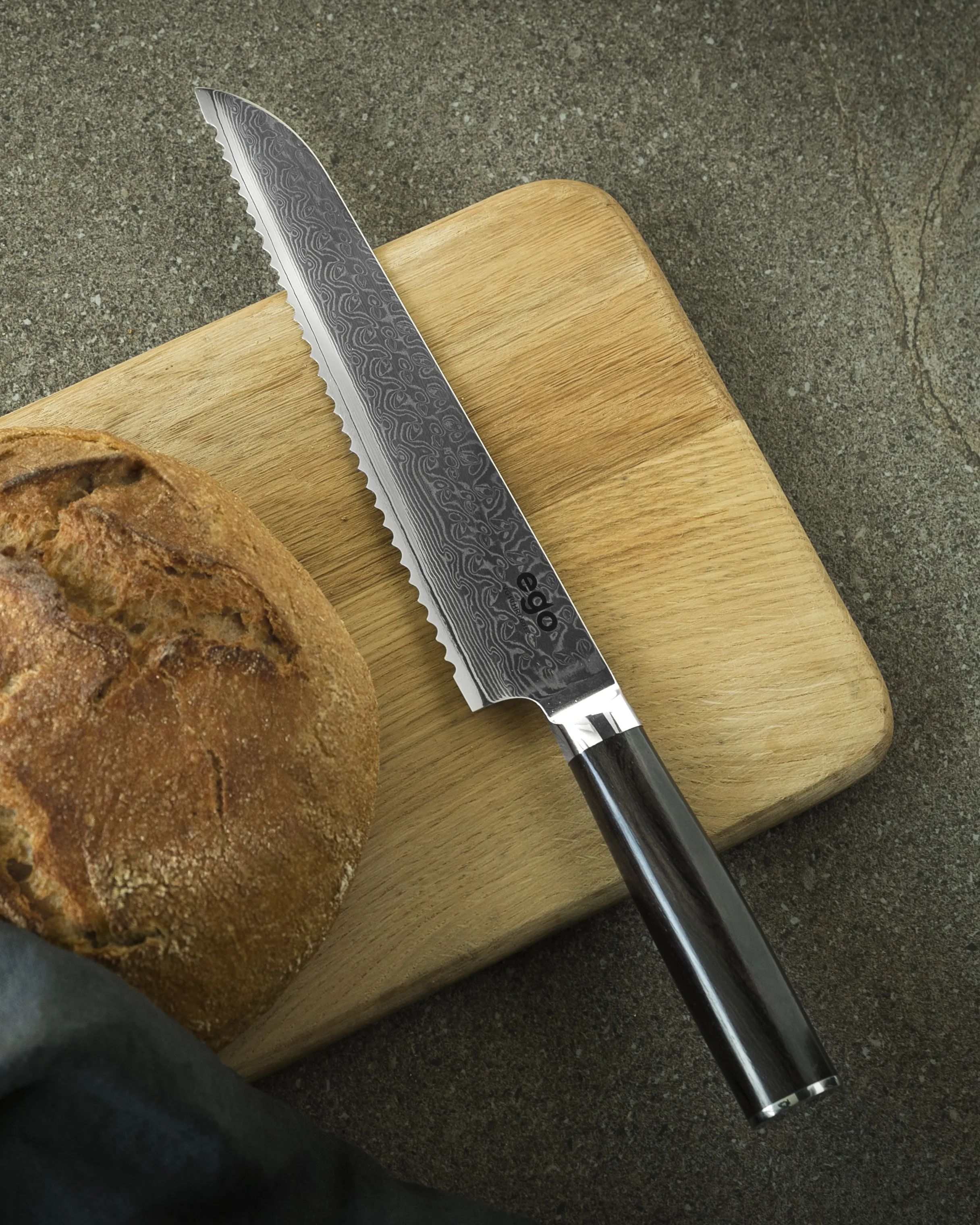 EGO Brødknive VG 10 Brødkniv i Sort, 3