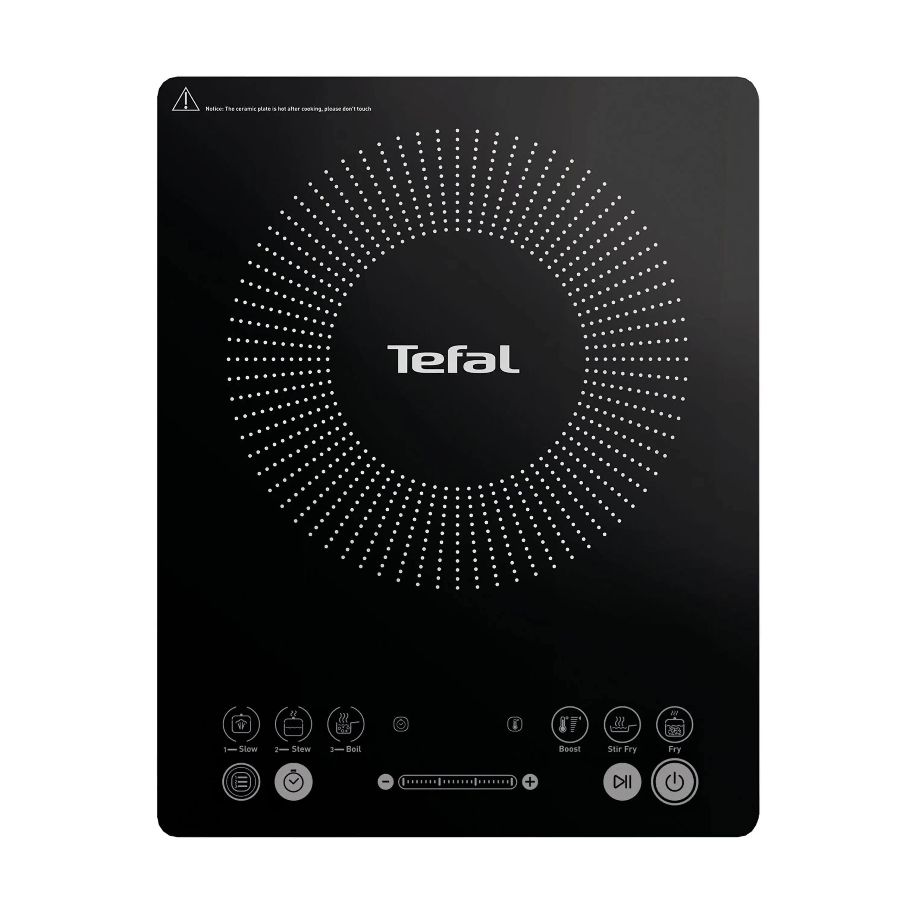 Tefal Kogeplader Slim Induktionskogeplade i Sort, 4