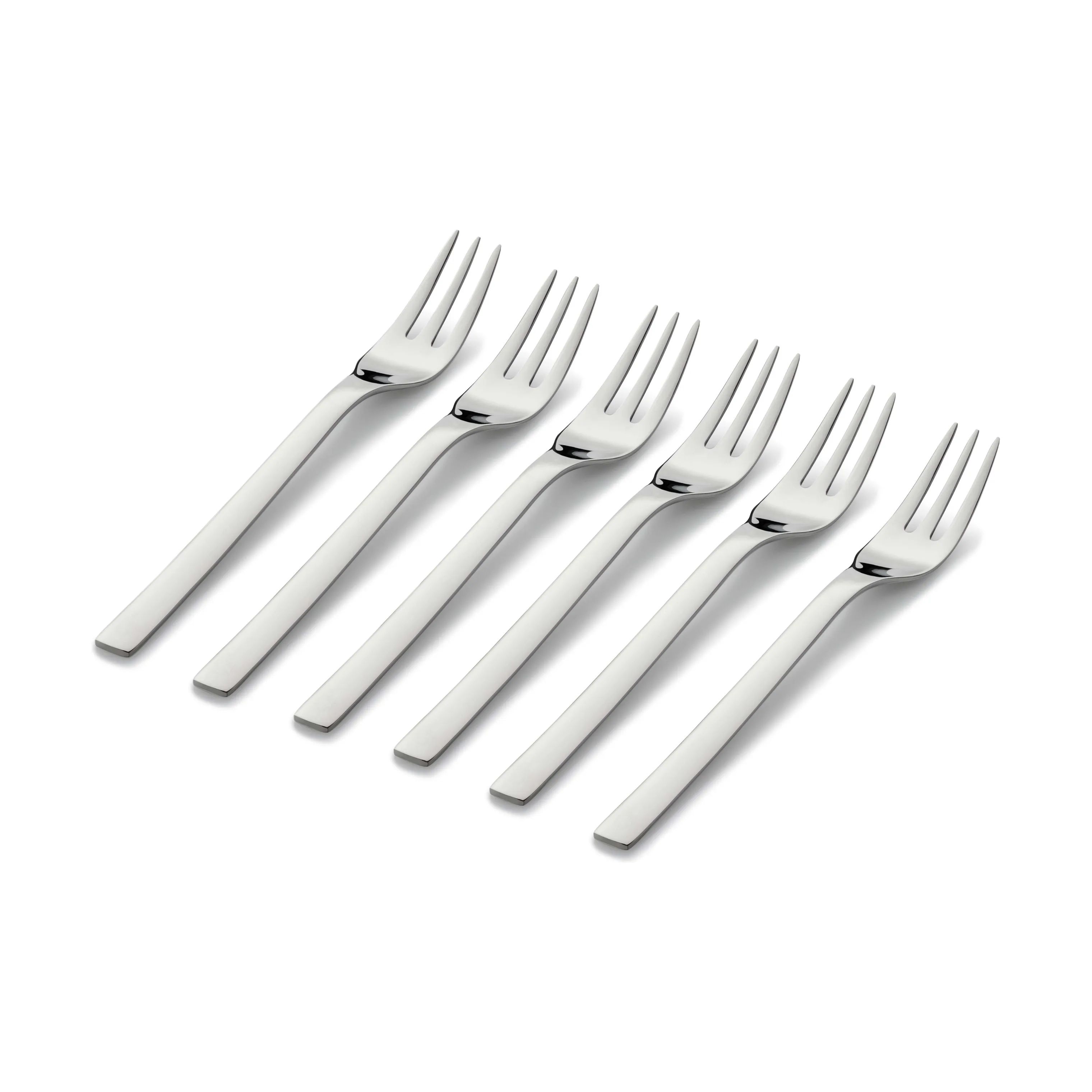 WMF Kagegafler Nuova Kagegafler - 6 stk. i Sølvfarvet, 3