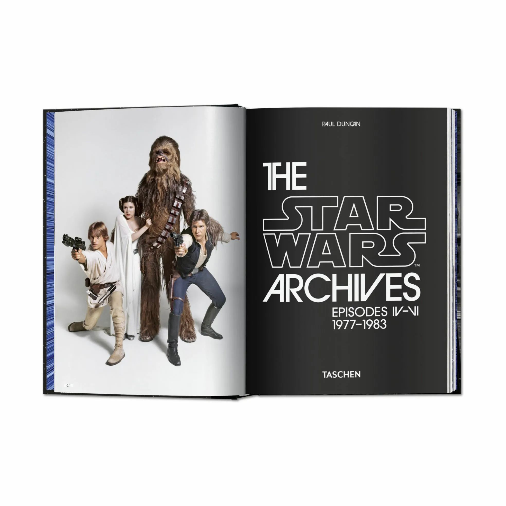 Taschen Øvrige bøger The Star Wars Archives. 40 Series - Af Paul Duncan i Sort, 2
