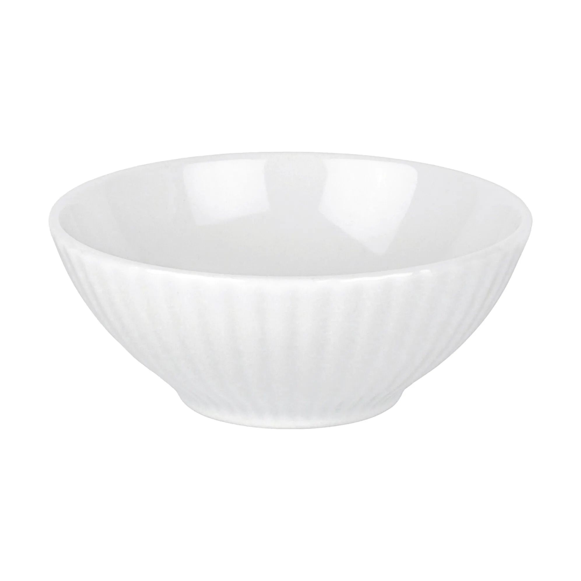 CASA Living Serveringsskåle Daisy Skål i Hvid, 13 cm, 1