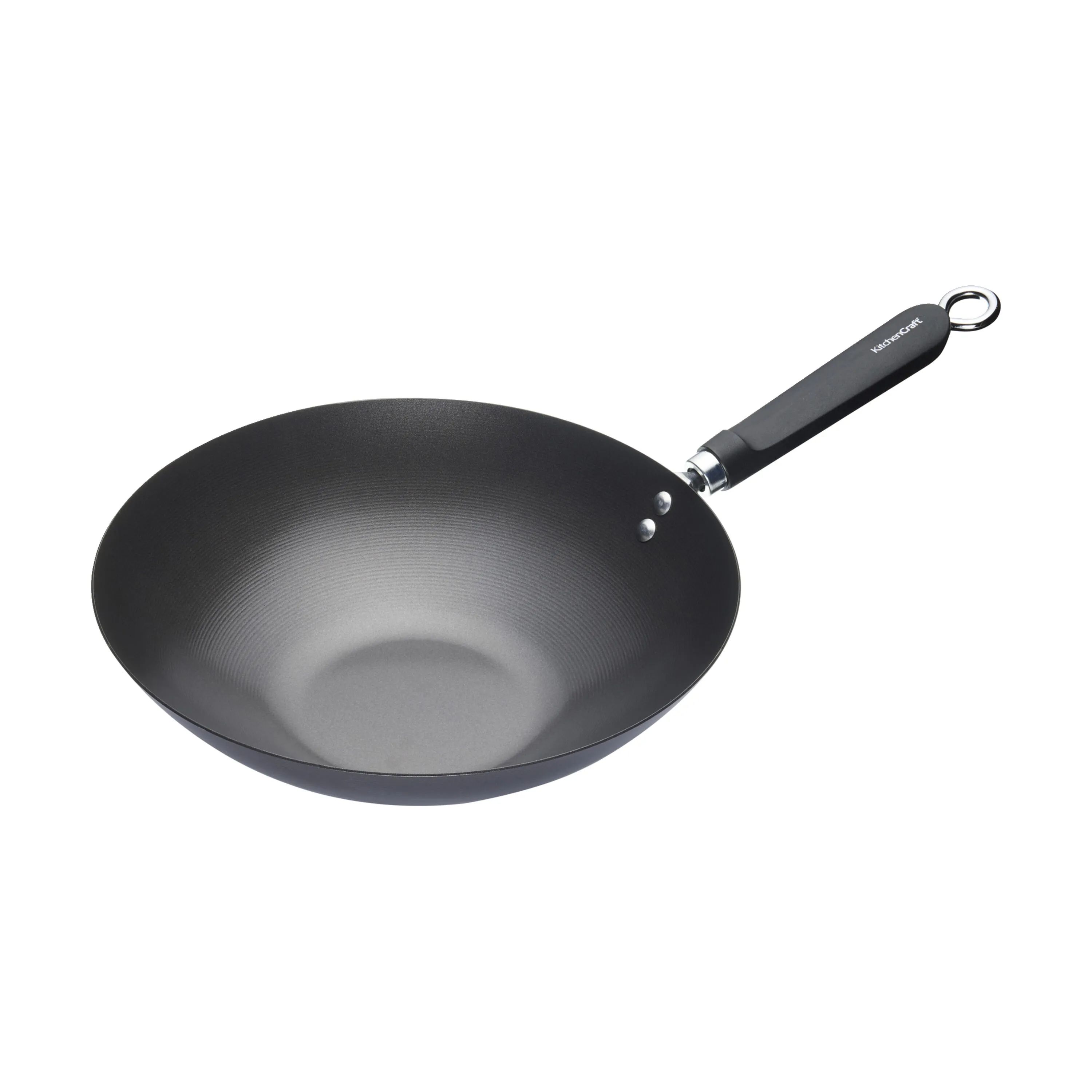 KitchenCraft Wokpander World of Flavours Wok i 30 cm, 1
