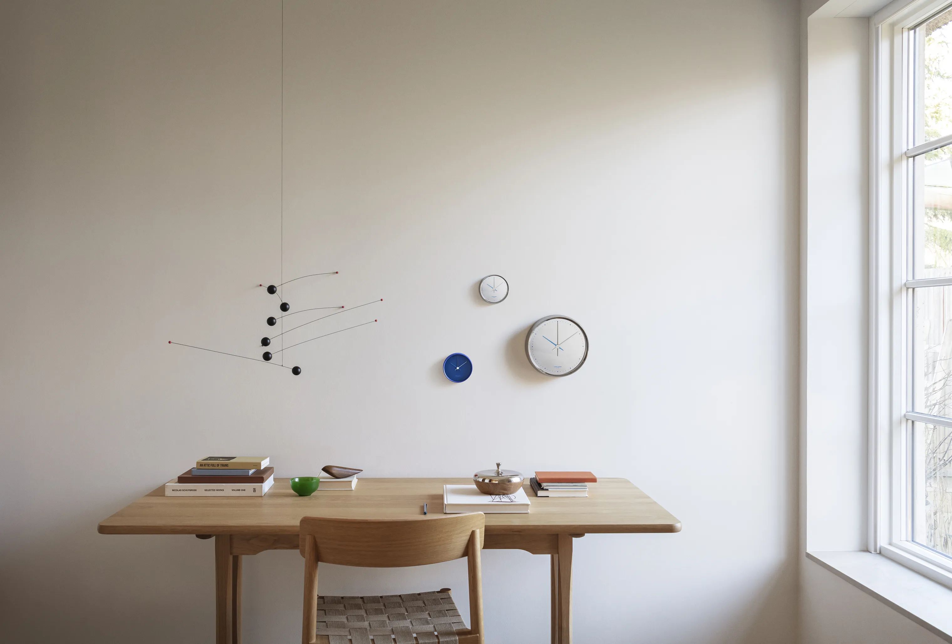 Georg Jensen Vægure Henning Koppel Vægur i Blå, 3
