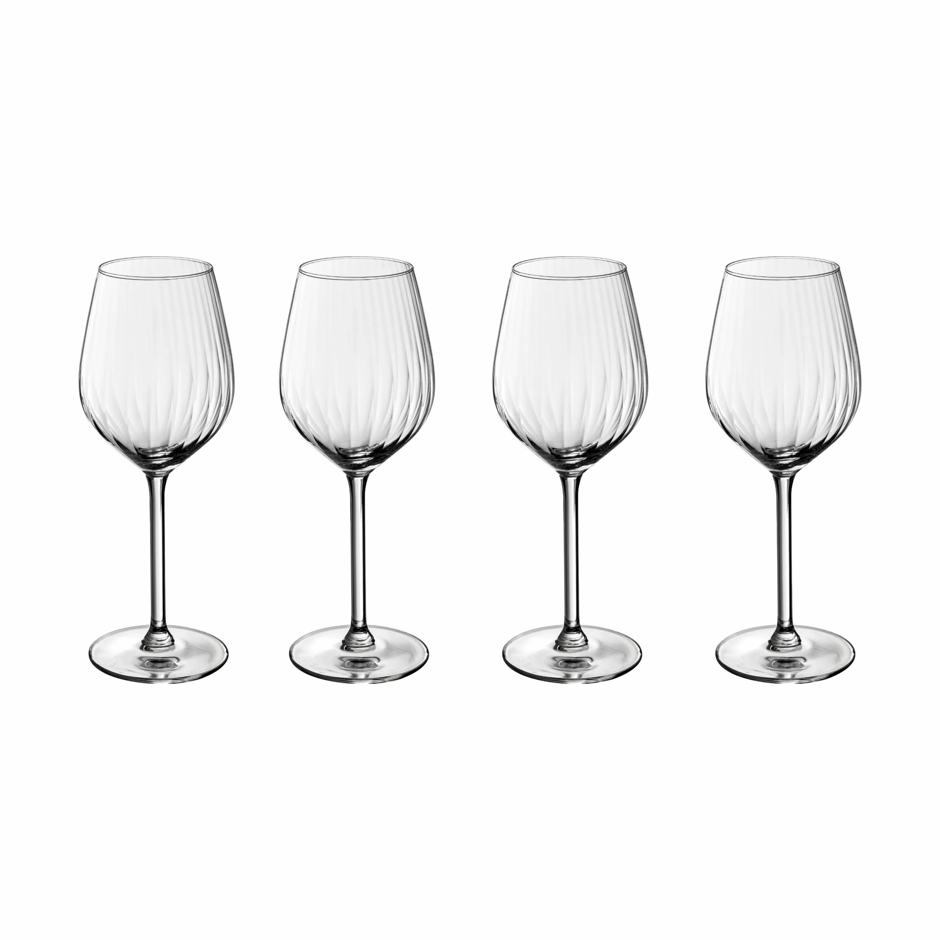 CASA Living Hvidvinsglas Daisy Hvidvinsglas - 4 stk. i Klar, 1
