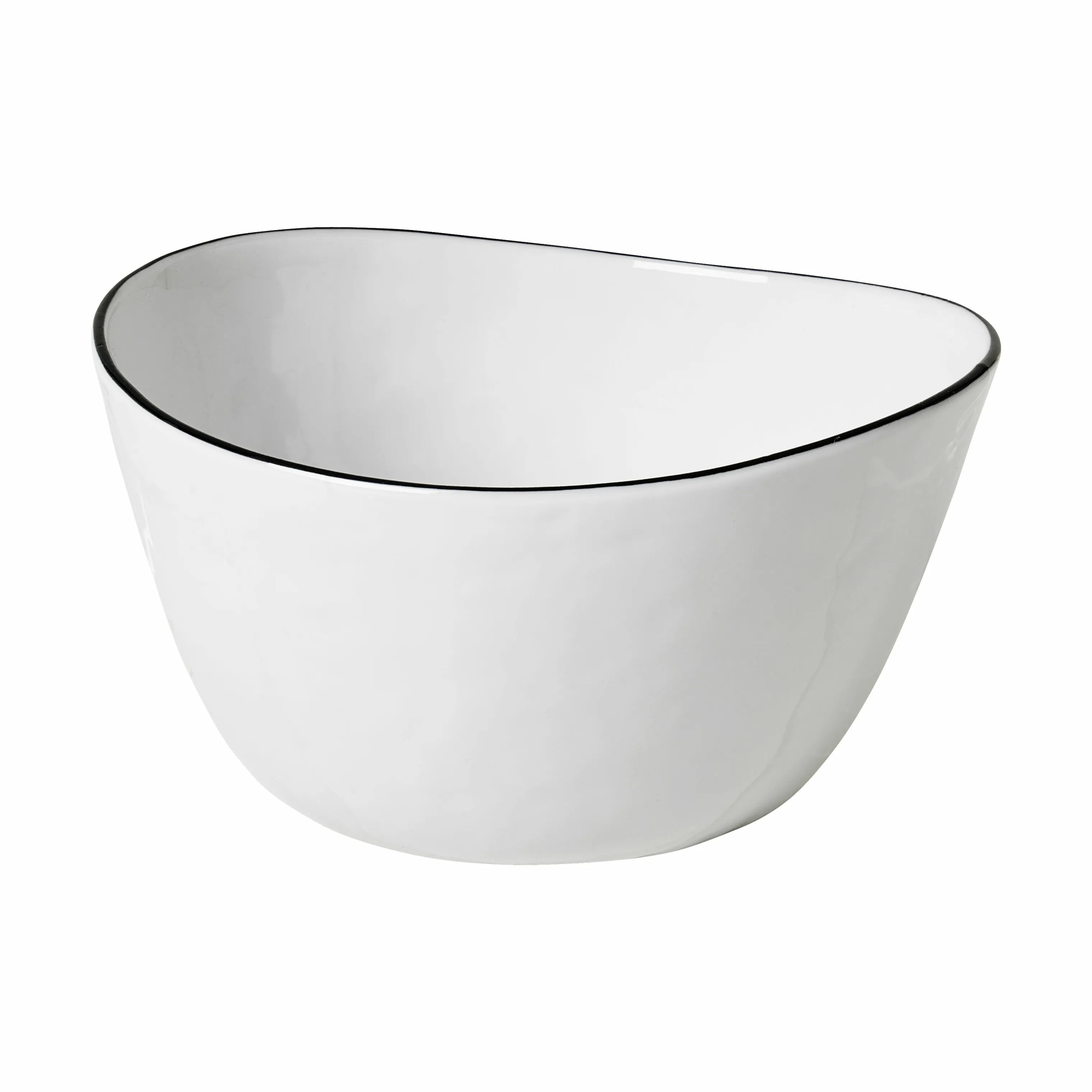 Broste Copenhagen Serveringsskåle Salt Skål i Hvid, 20 cm, 1