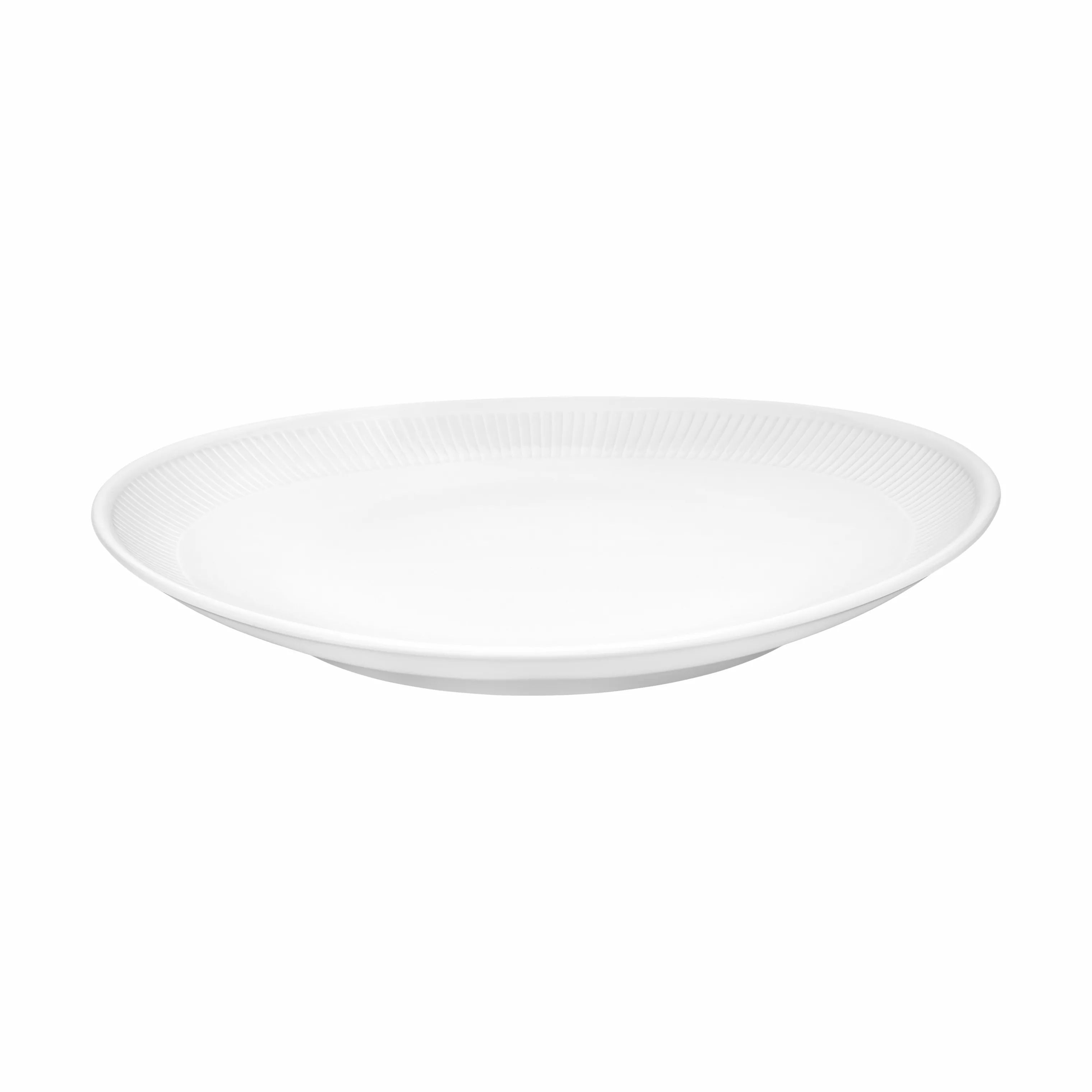 Pillivuyt Middagstallerkener Plissé Steaktallerken i Hvid, 1