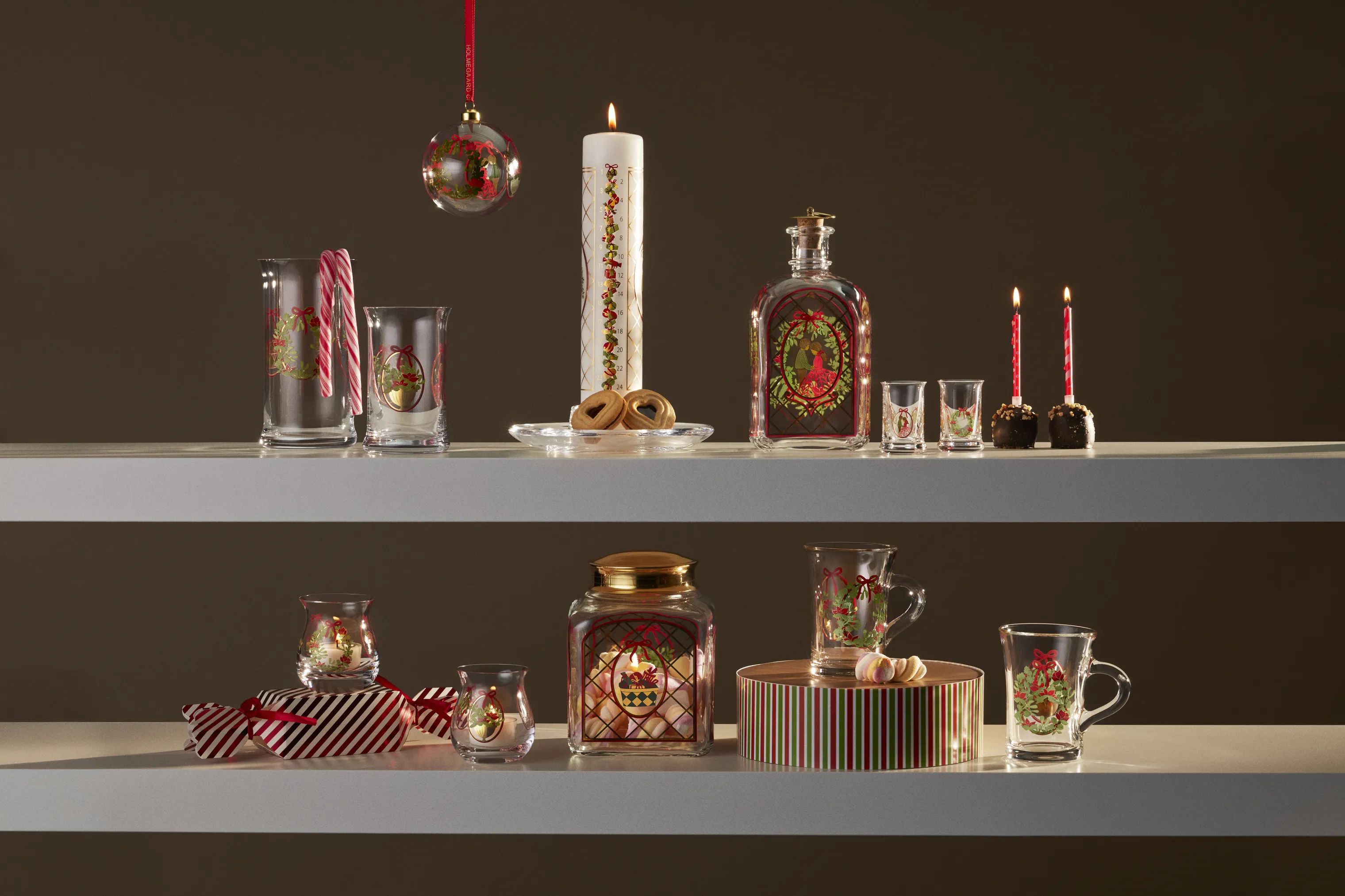 Holmegaard Ølglas Christmas 2025 Ølglas i Multifarvet, 3