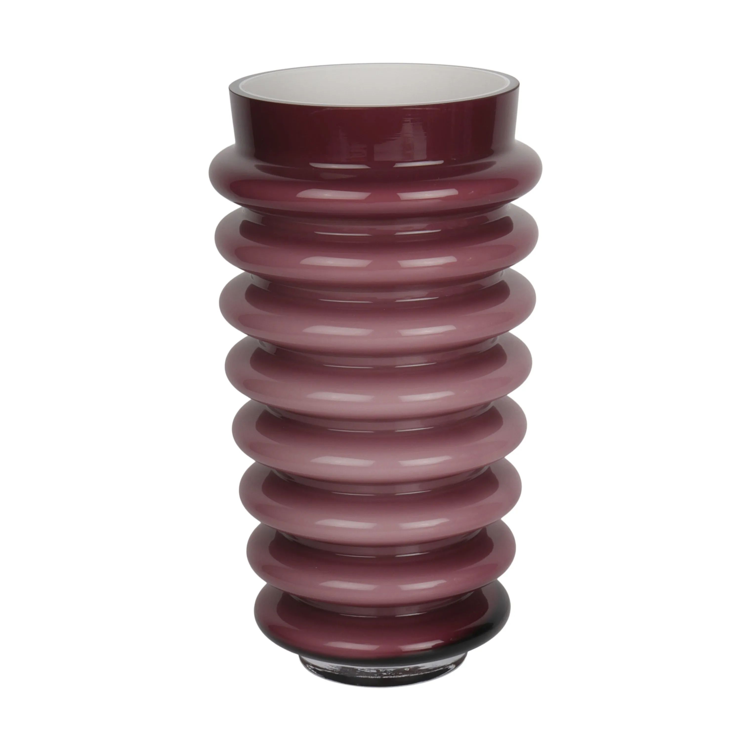 CASA Living Vaser Vase i Lys bordeaux/opal, 1