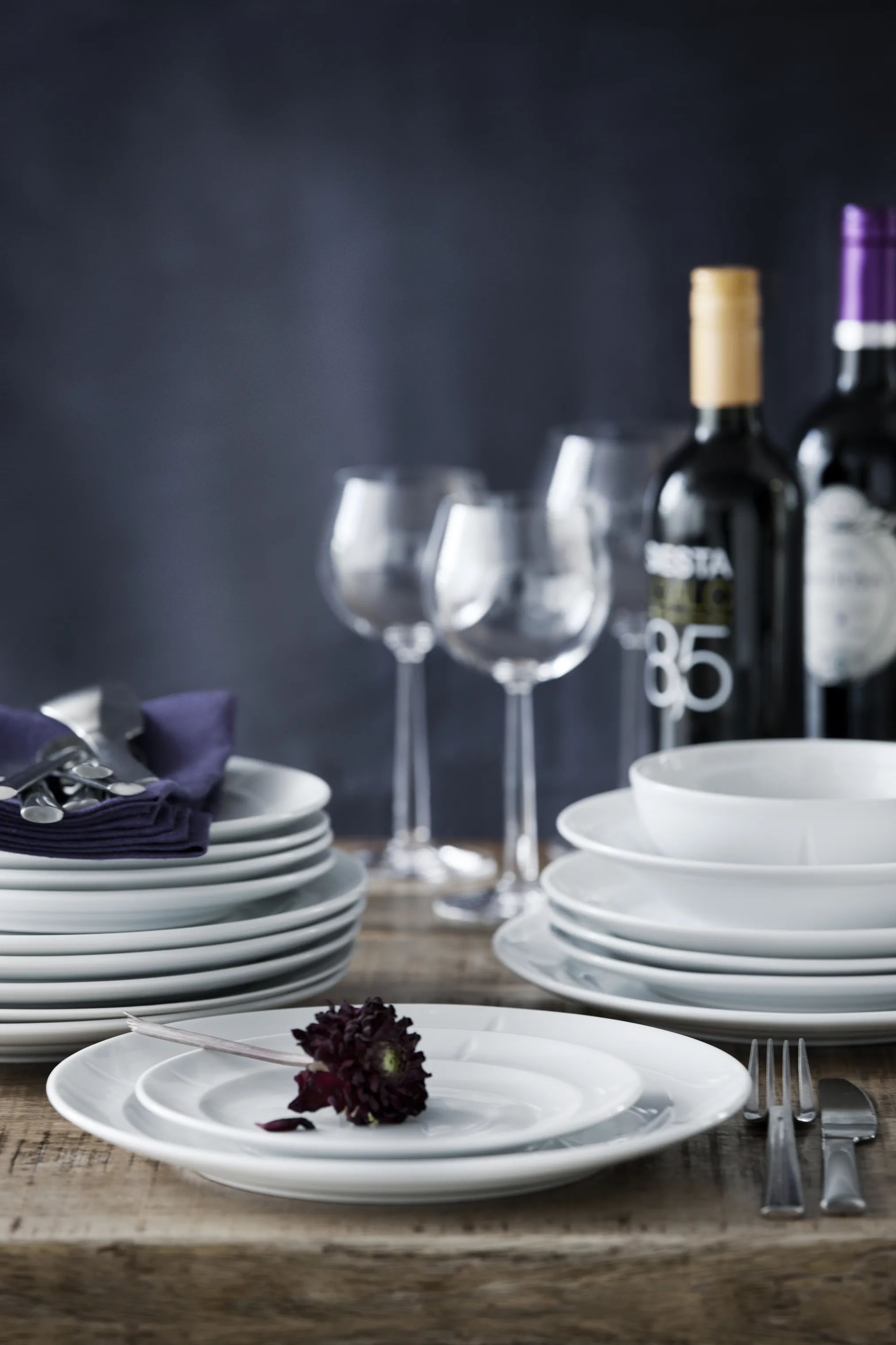 Rosendahl Middagstallerkener Grand Cru Middagstallerken i Hvid, 30 cm, 2