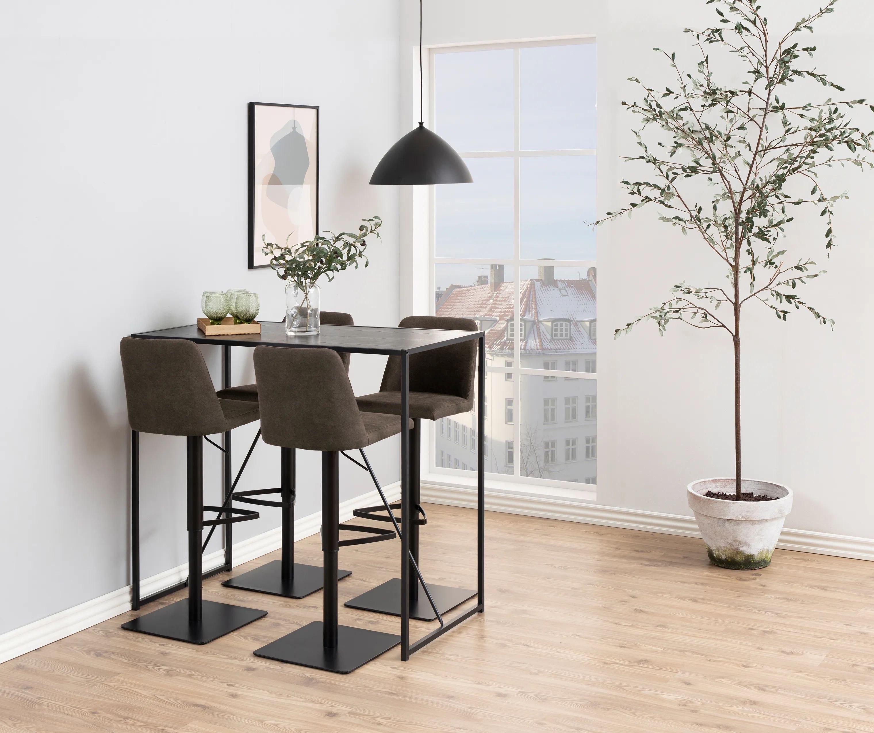 CASA Living Barstole Avanja Barstol i Antracit, 2