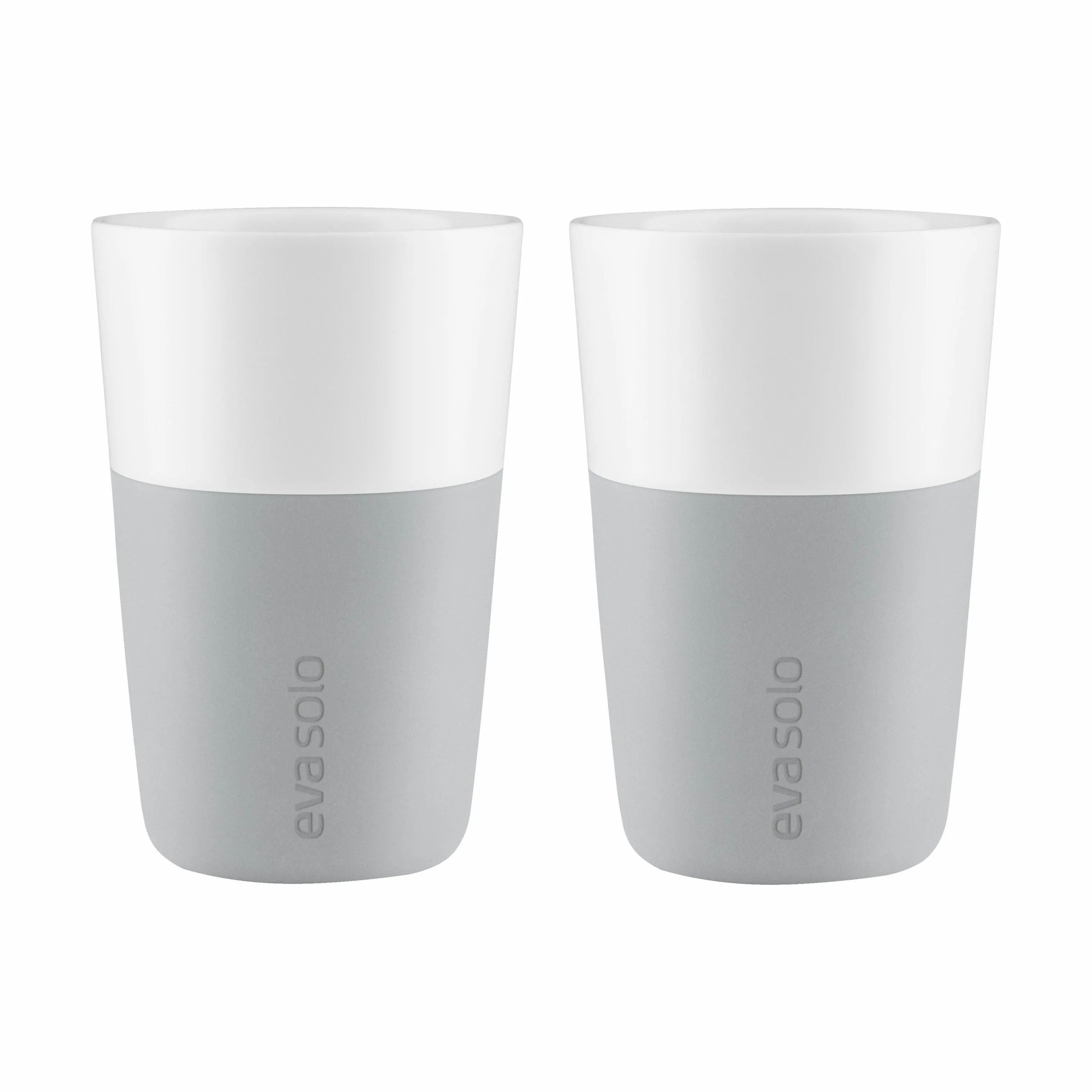 Eva Solo Krus og kopper med hank Lungo Cafe Latte Krus - 2 stk. i Marble Grey, 1