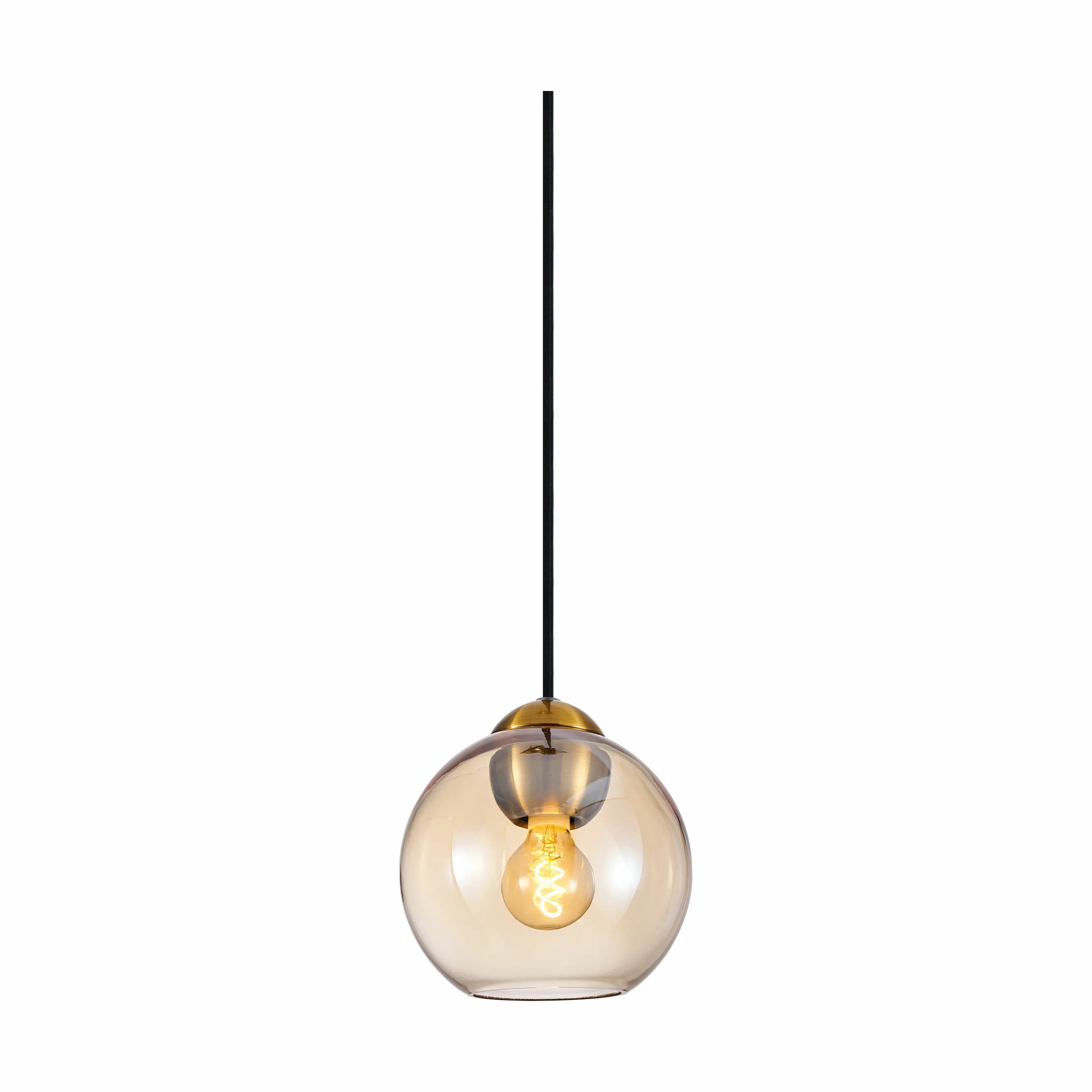 Halo Design Pendler Bubbles Pendel i Amber, 1