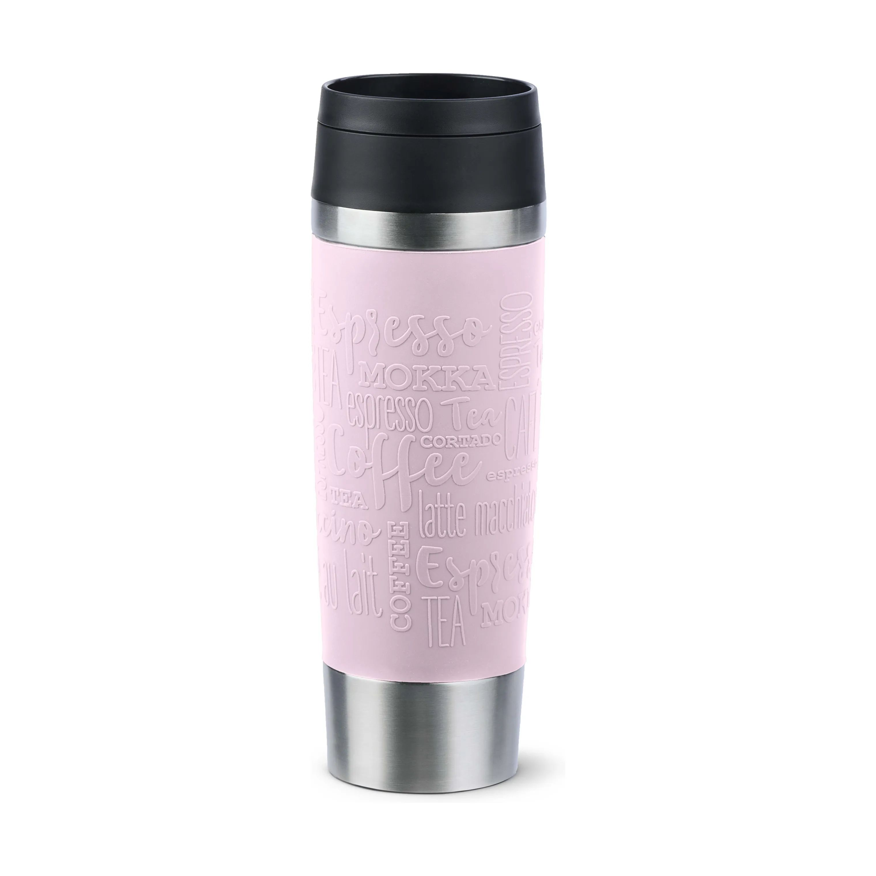 Emsa To go kopper To Go To-Go Classic Rejsekrus i Pastel Pink, 0.5 L, 1