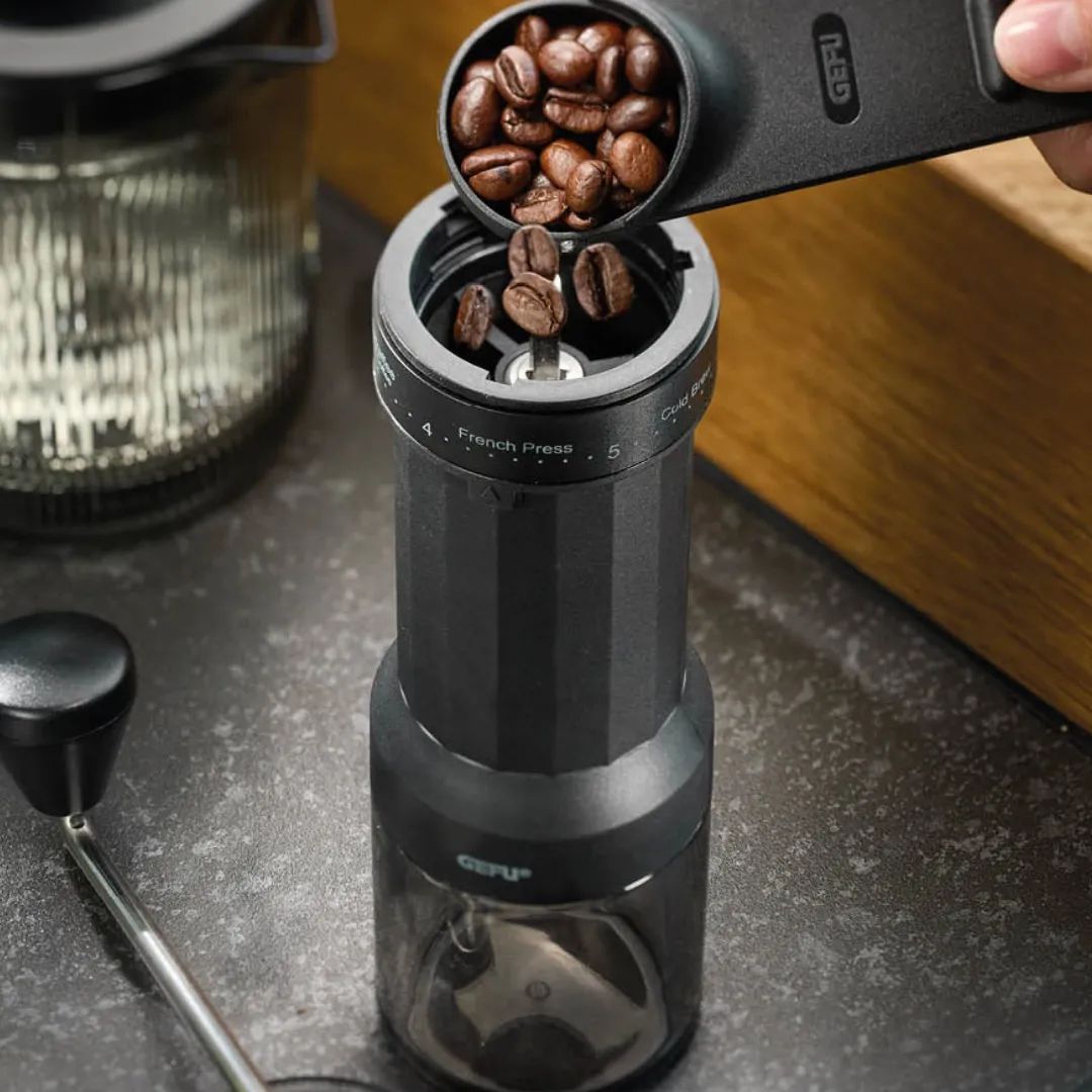 Gefu Kaffekværne Loco Kaffekværn i Sort/Sølv, 2