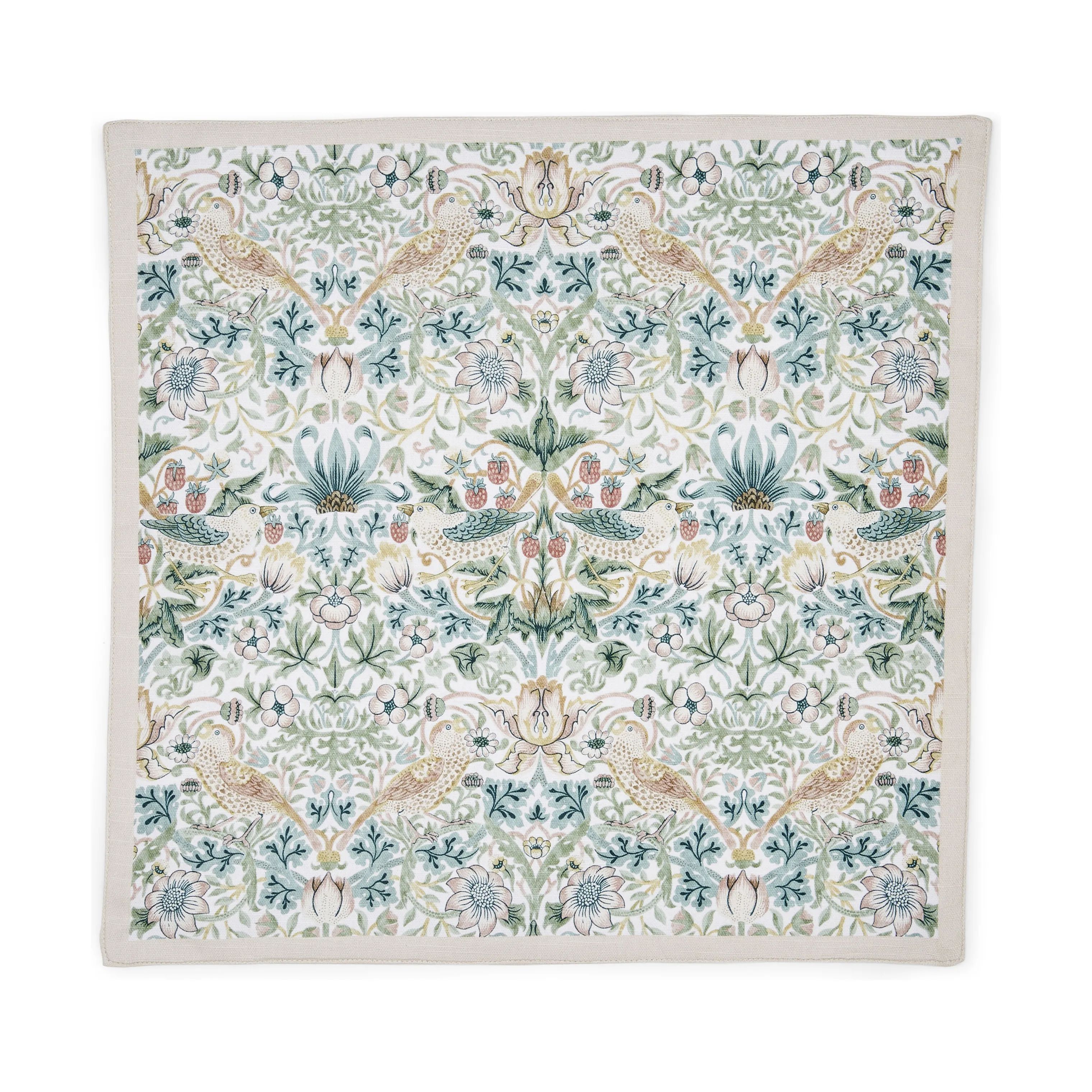 Spode Stofservietter Morris & Co Stofservietter - 2 stk. i Lyserød/Grøn/blå, 4