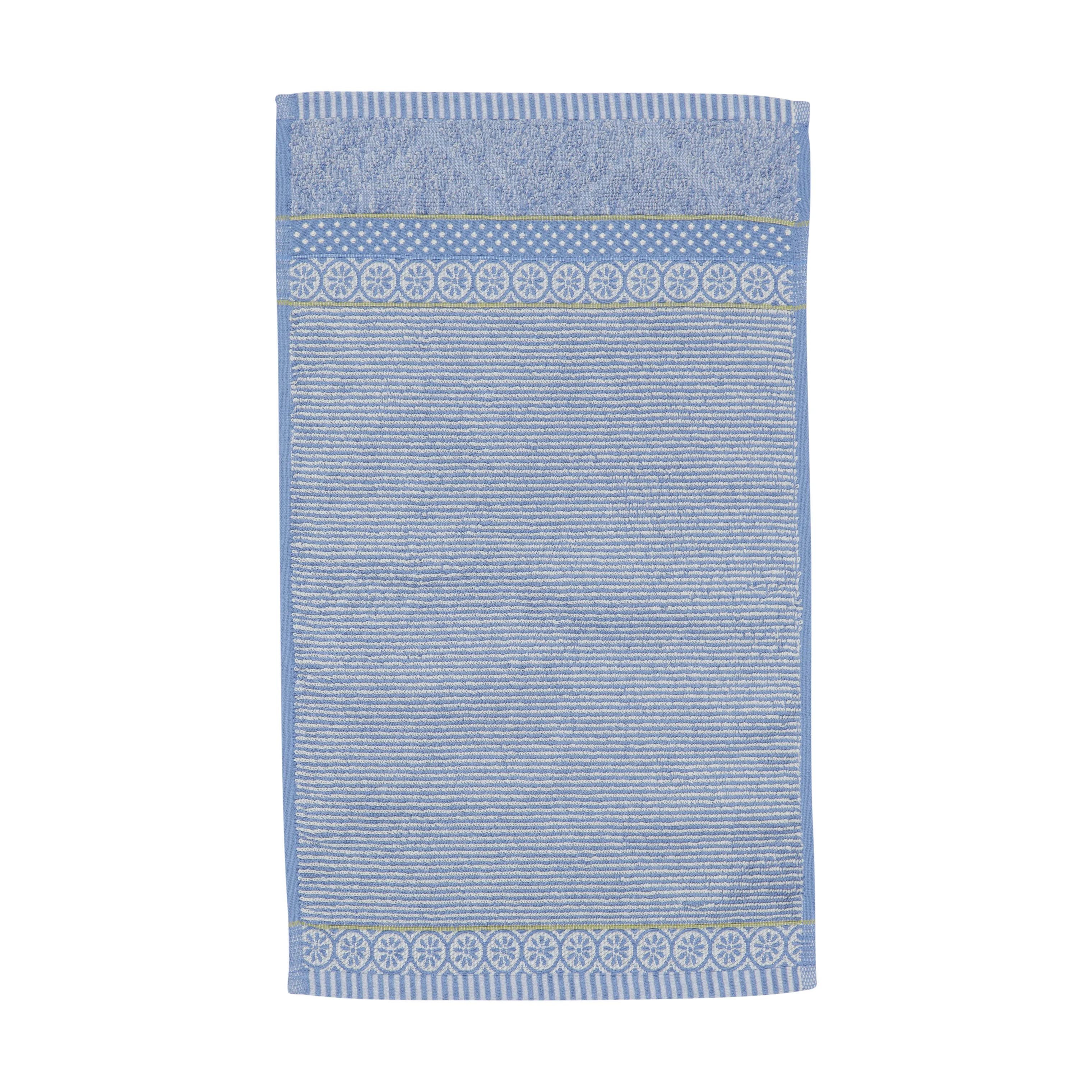 PIP Studio Håndklæder Soft Zellige Håndklæde i Blågrå, B30 x L50 cm, 1