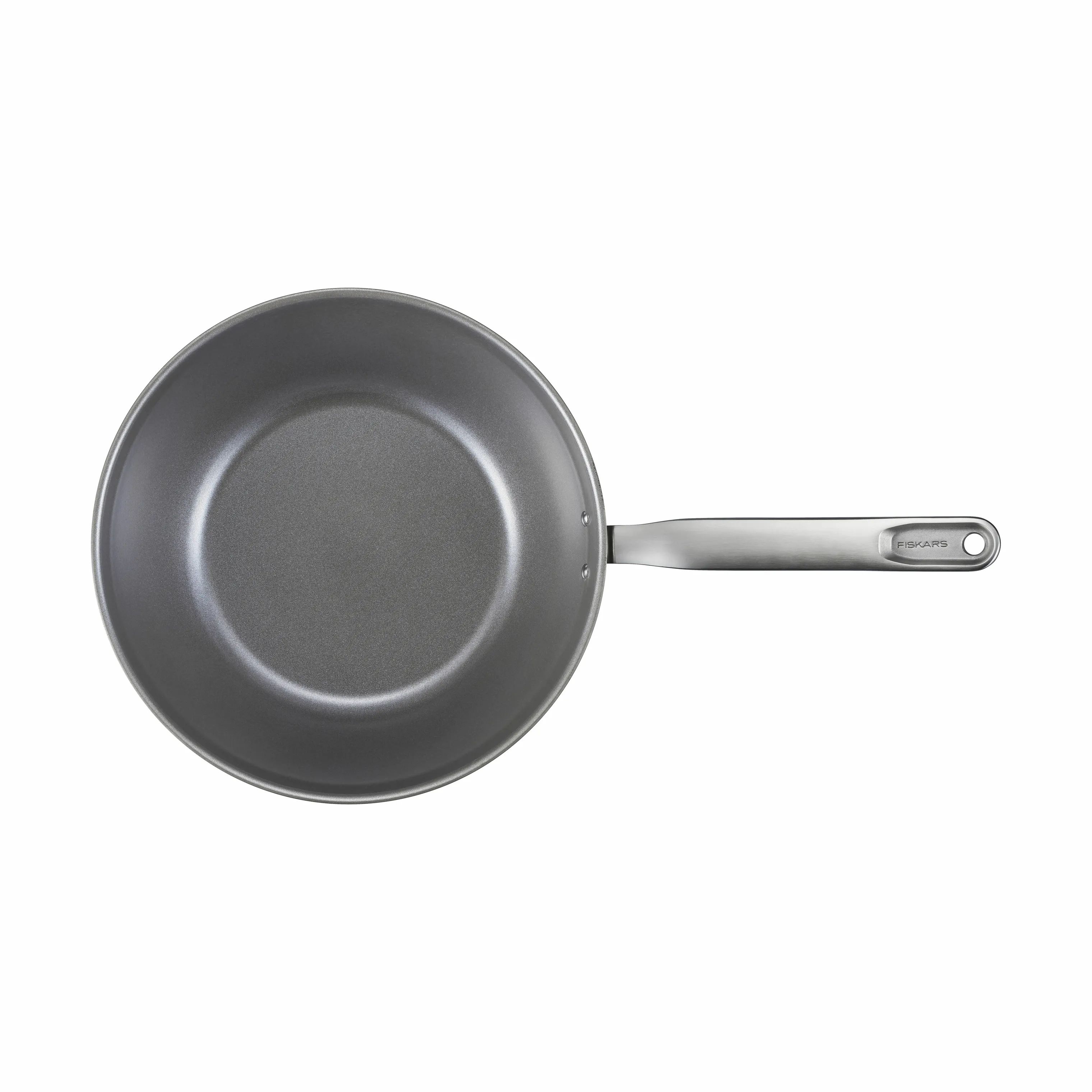 Fiskars Wokpander All Steel Wok i Sølvfarvet, 3