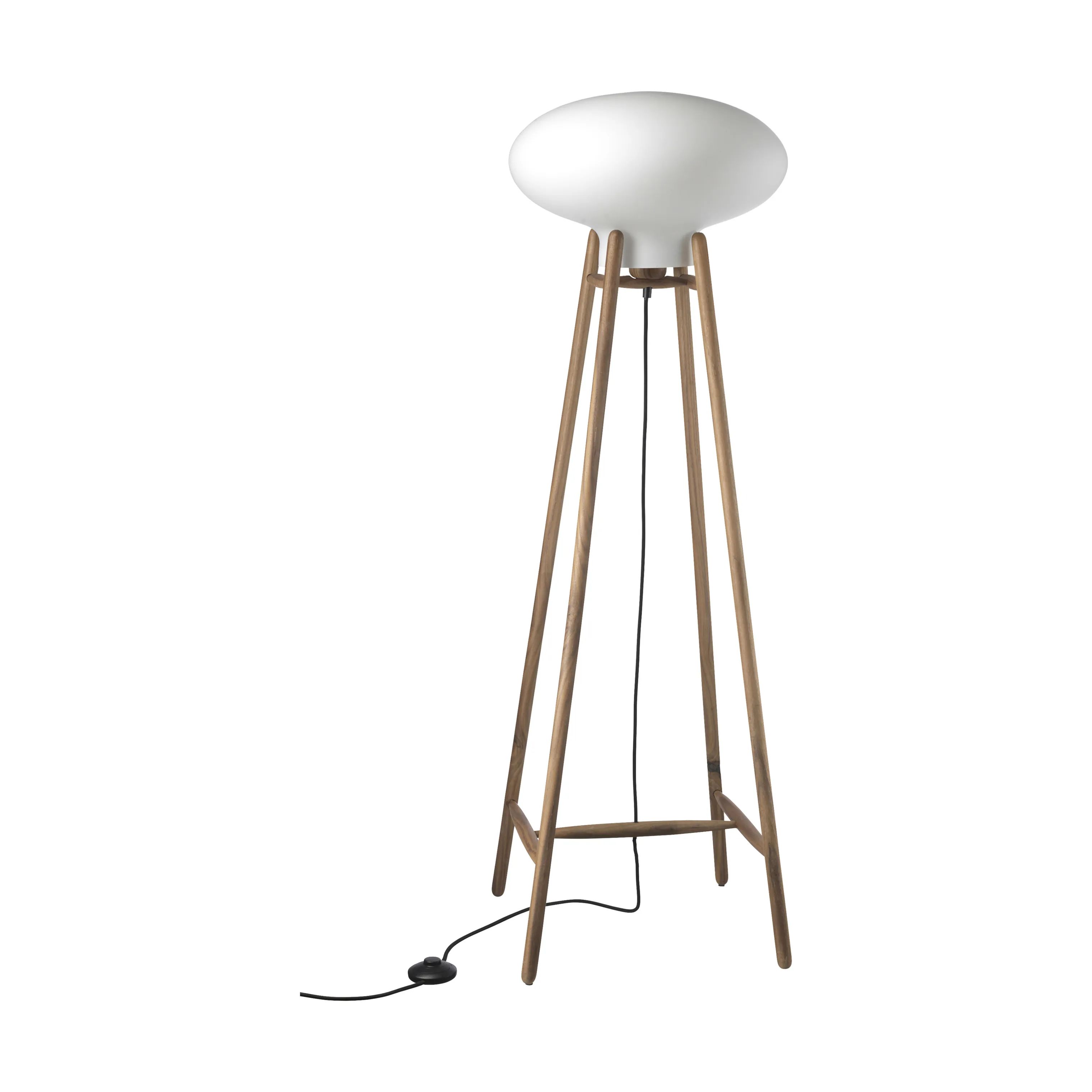 FDB Møbler Gulvlamper U5 Hiti Gulvlampe i Opal Glas, 1