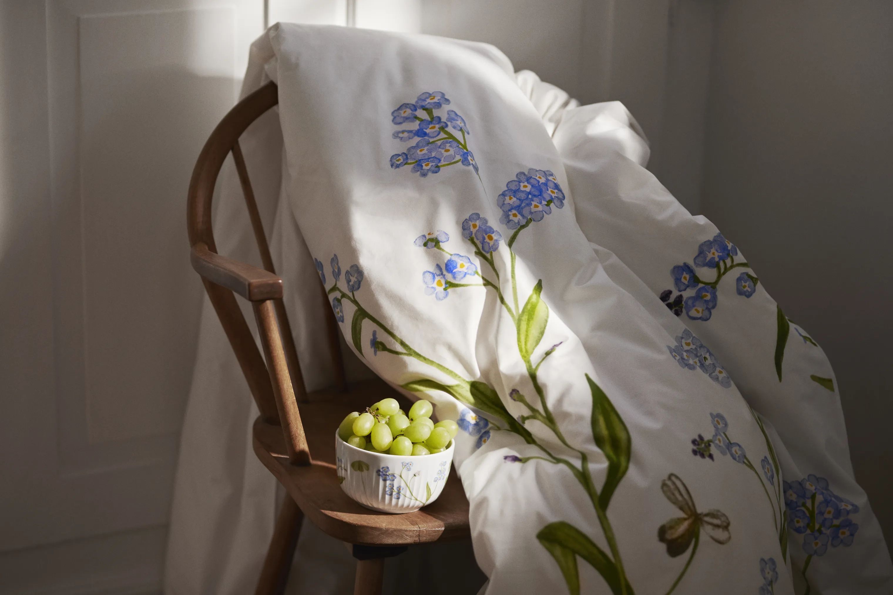 Juna Sengetøj Hammershøi Sommer Hammershøi Summer Sengetøj i Forglemmigej, B140 x L200 cm, 5