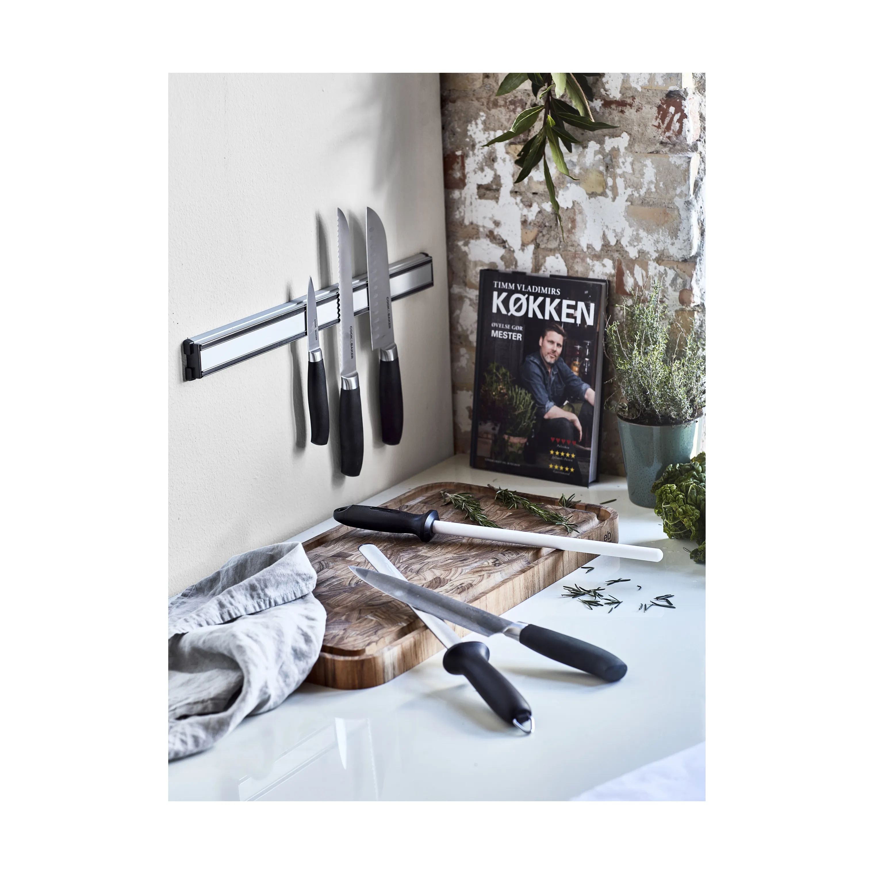 Cook & Baker Urteknive Urtekniv i Sort, 2