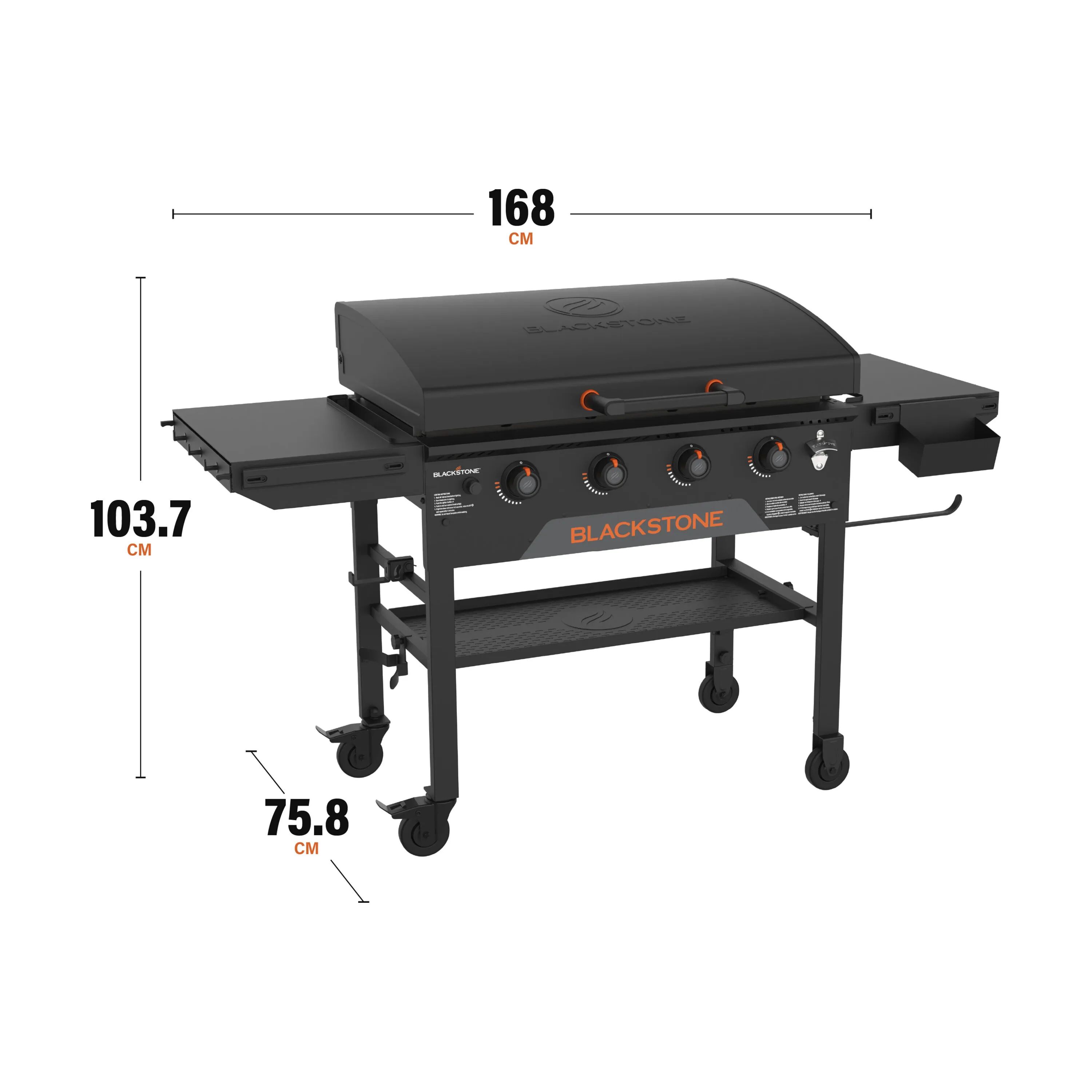 Blackstone plancha grill Omnivore 36” Plancha Grill m. låg i sort, 4