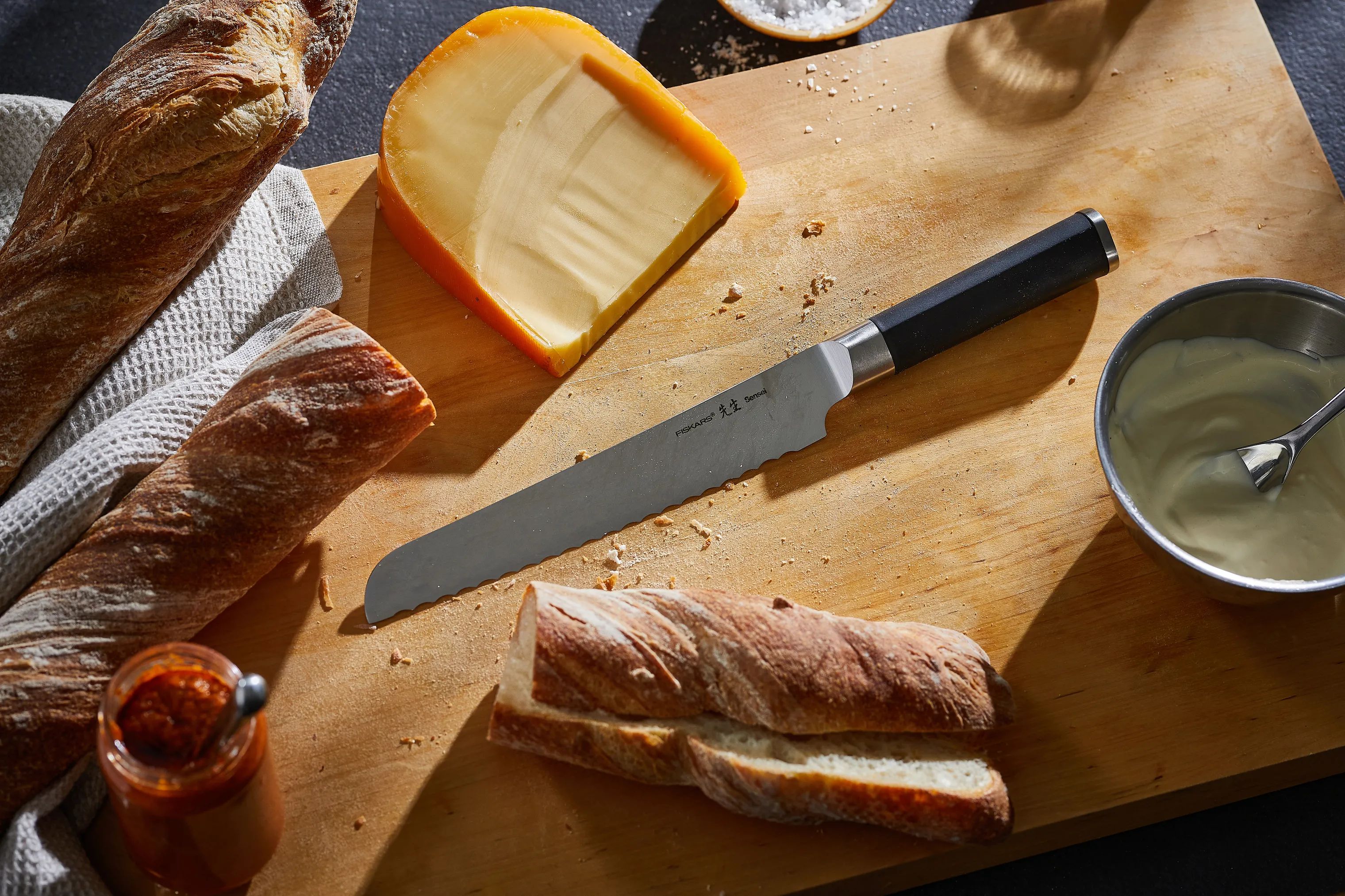 Fiskars Brødknive Sensei Brødkniv i Stål, 3
