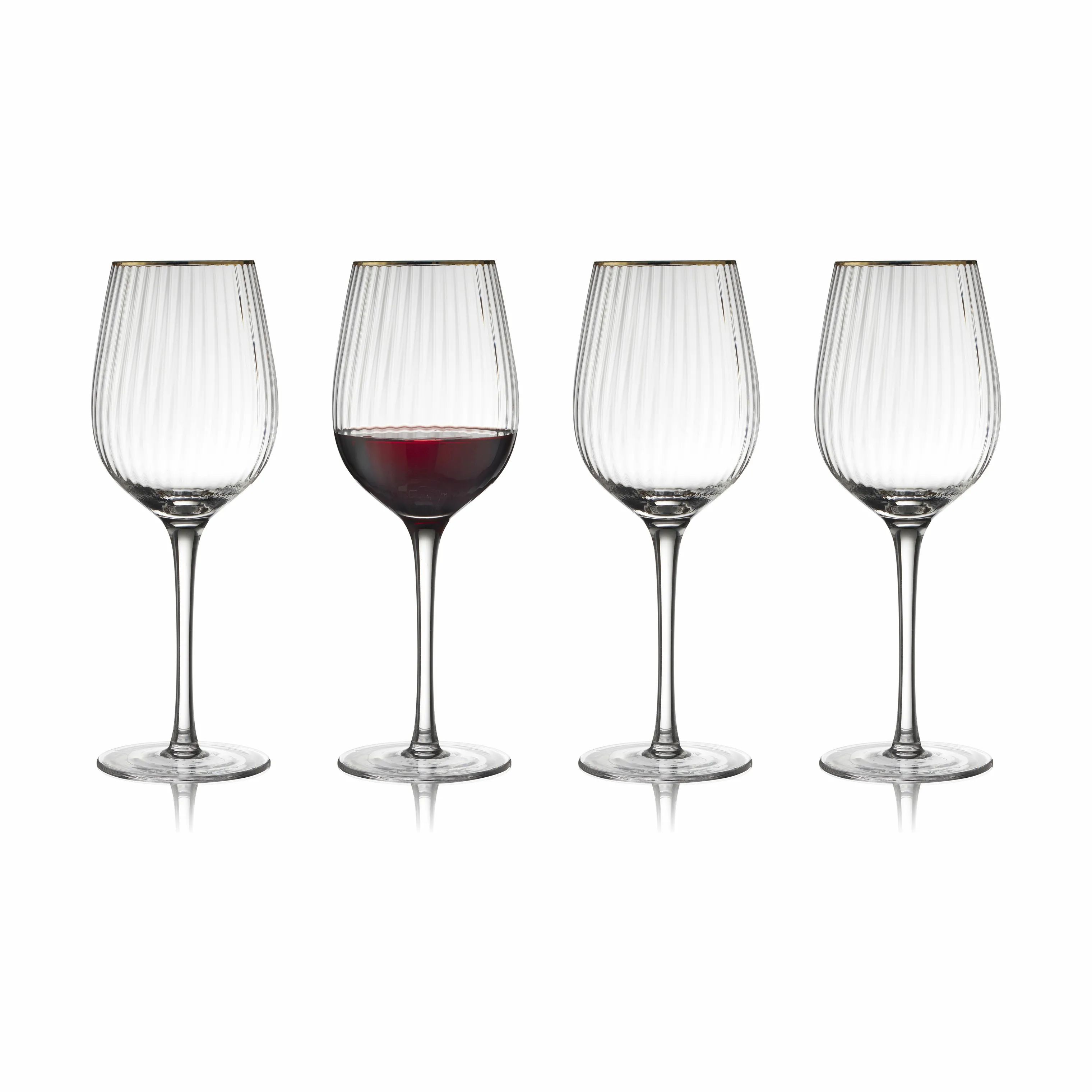 Lyngby Glas Rødvinsglas Palermo Rødvinsglas - 4 stk. i klar, 1