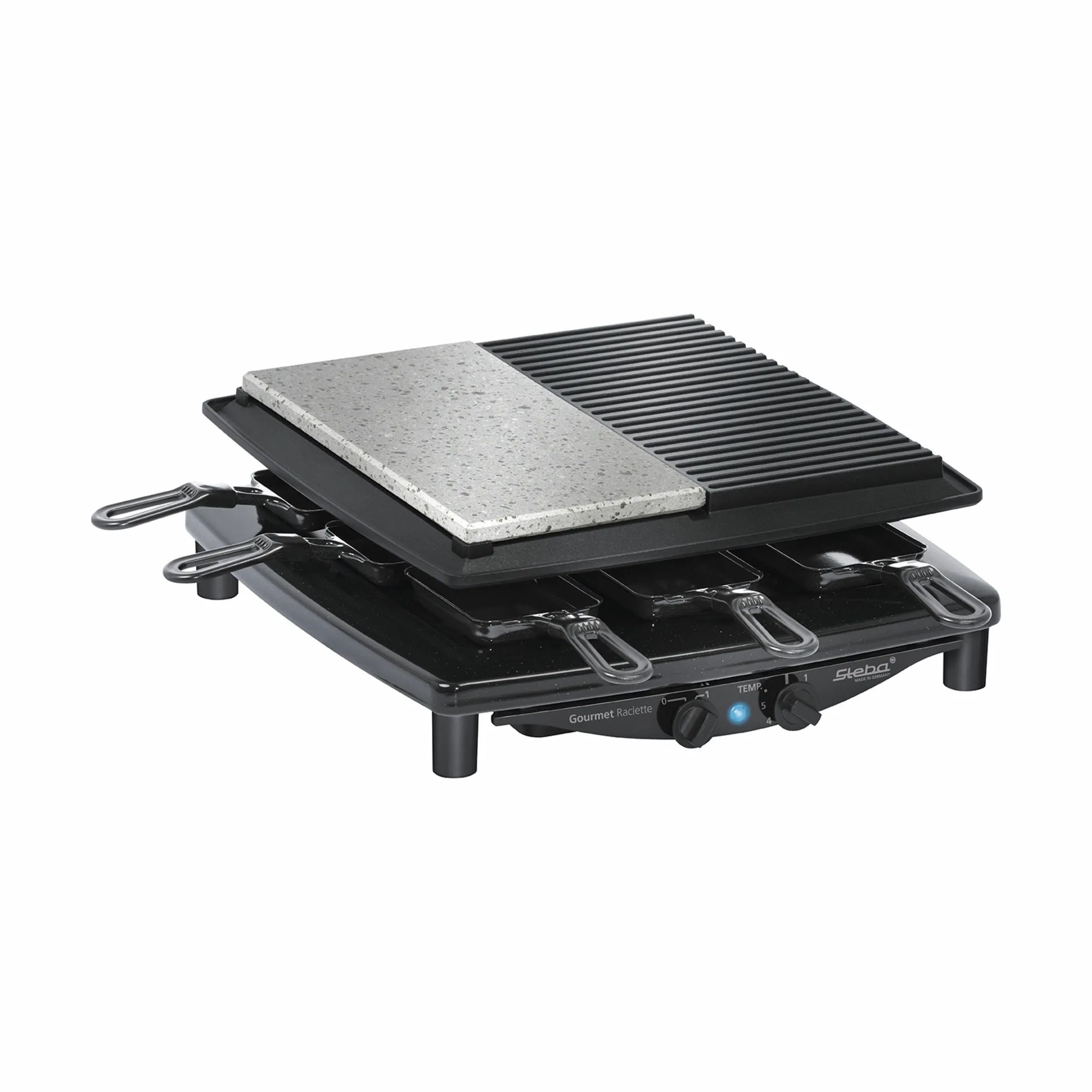 Steba Racletter Raclette PlusDeluxe i Sort, 1