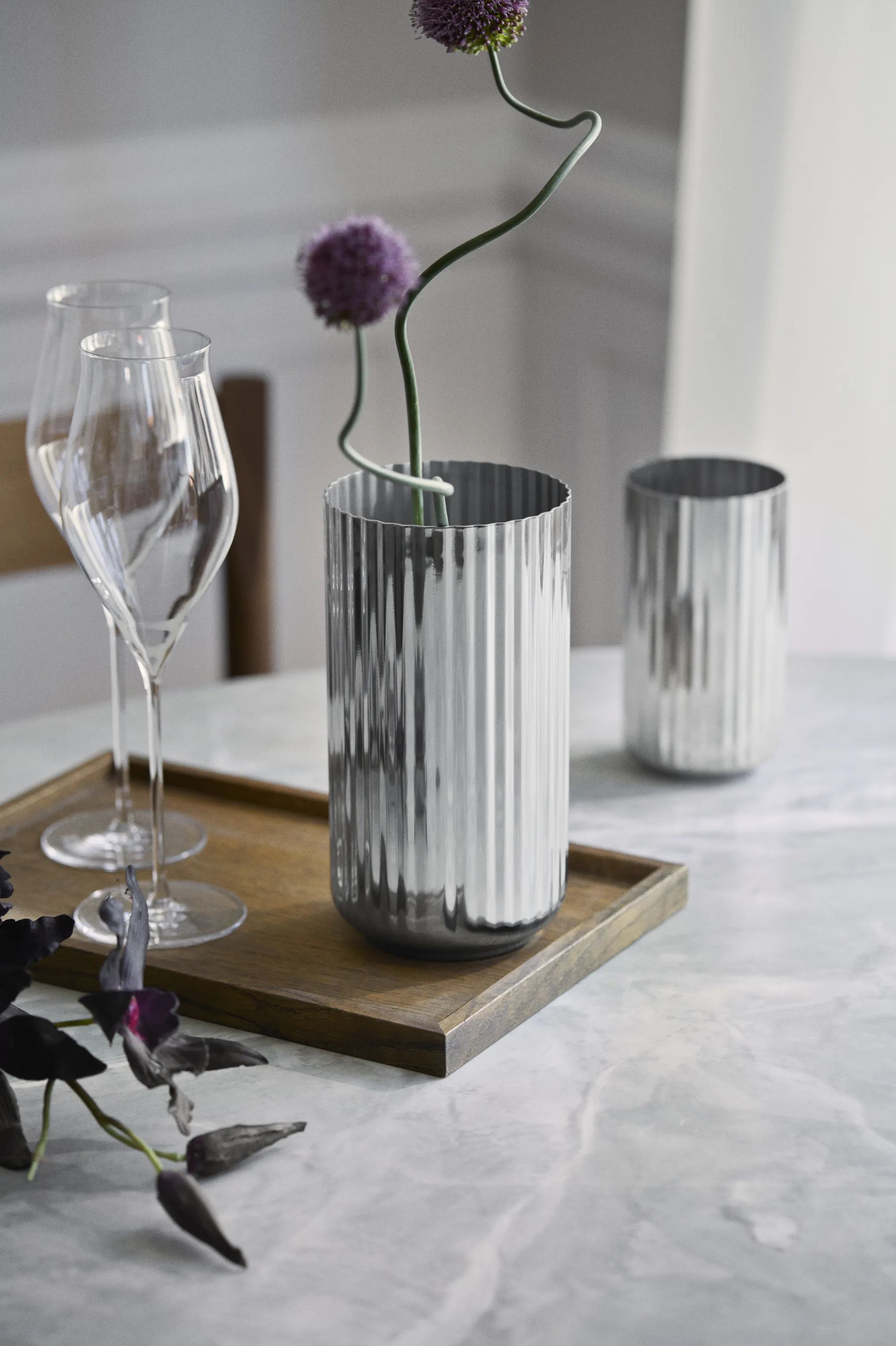 Lyngby Porcelæn Vaser Klassisk Lyngby Vase i 20,5 cm, 4