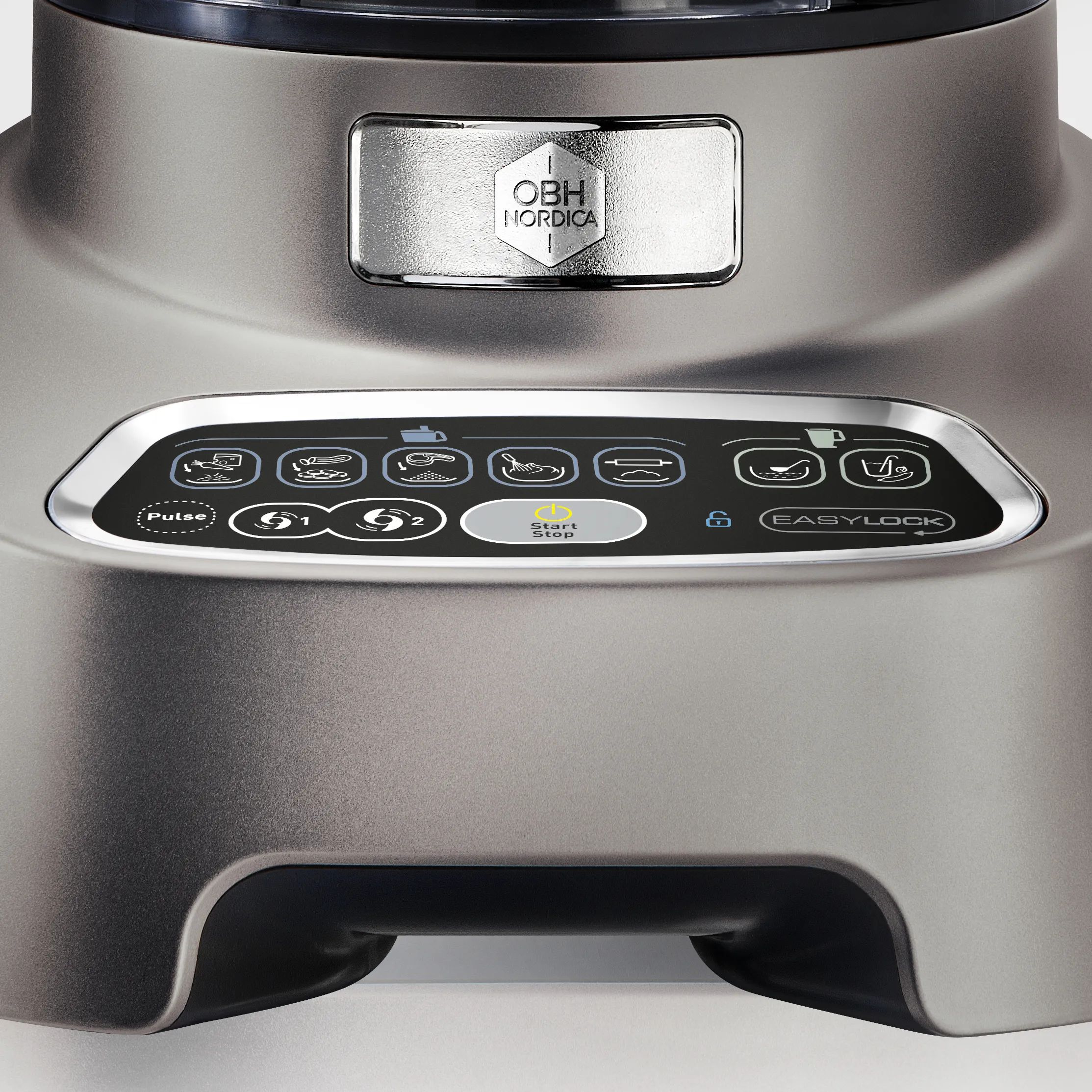 OBH Nordica Foodprocessorer Double Force Pro Digital Foodprocessor i Grå, 2