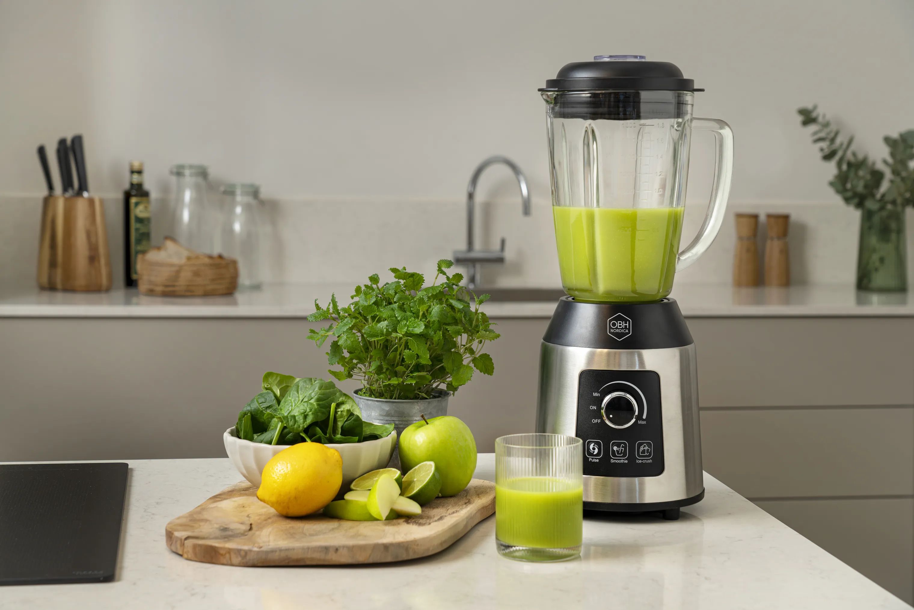 OBH Nordica Blendere Blender Sharp Mix i Sølvfarvet, 2