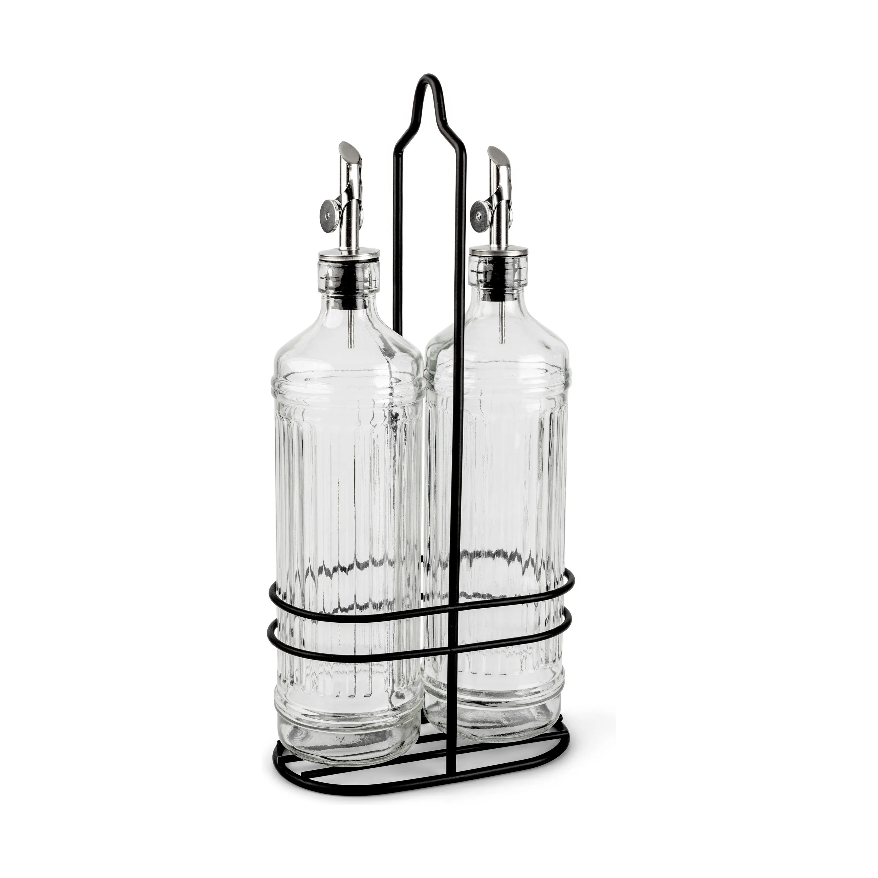 Cook & Baker Olie- og eddikeflasker Olie/Eddikeflaske - 2 stk. i stål glas, 1