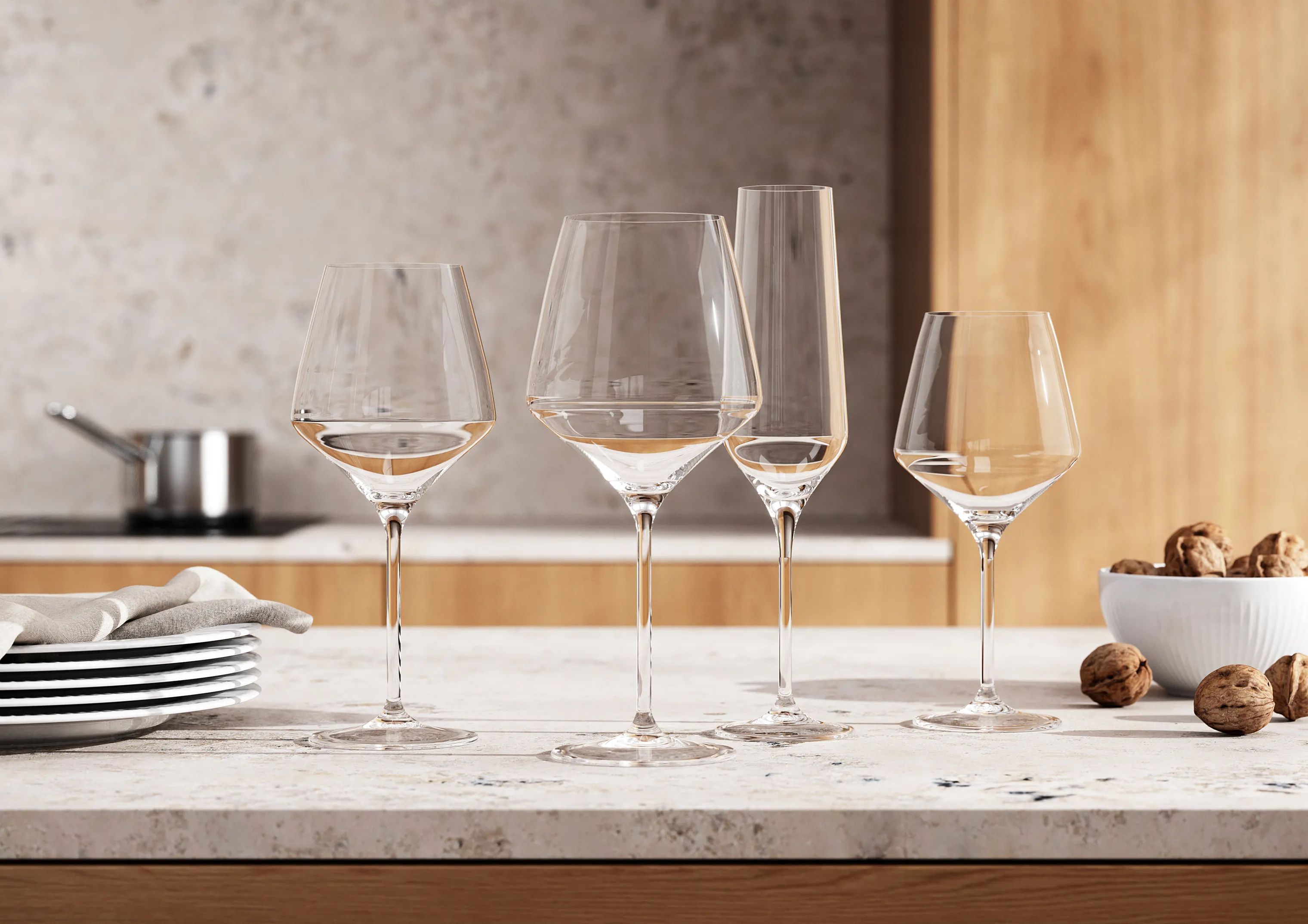 Eva Trio Rødvinsglas Legio Nova Bourgogne Vinglas - 6 stk. i klar, 3