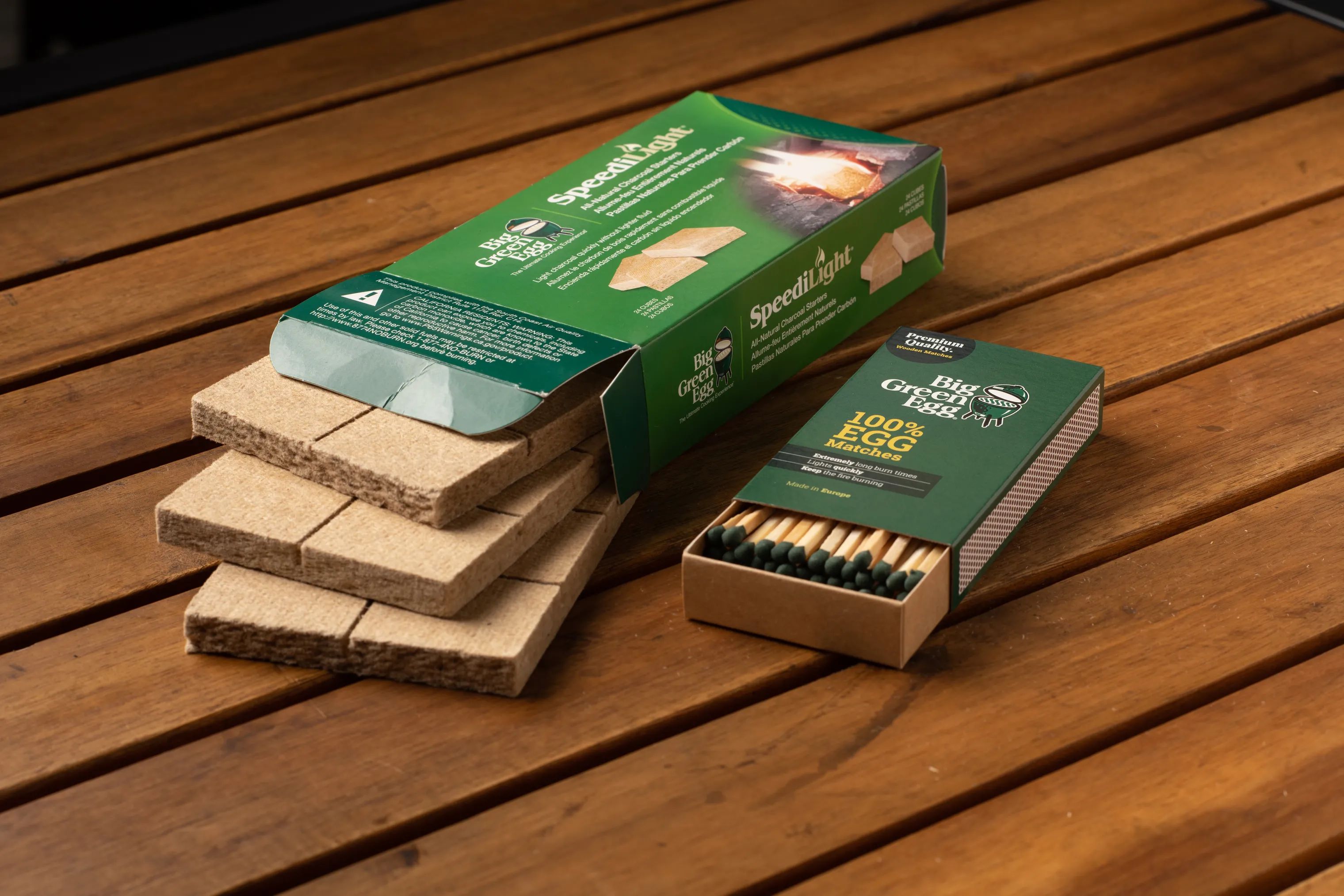 Big Green Egg Øvrigt grilltilbehør Wood & Fire Optændingsblokke - 24 stk. i Brun, 3