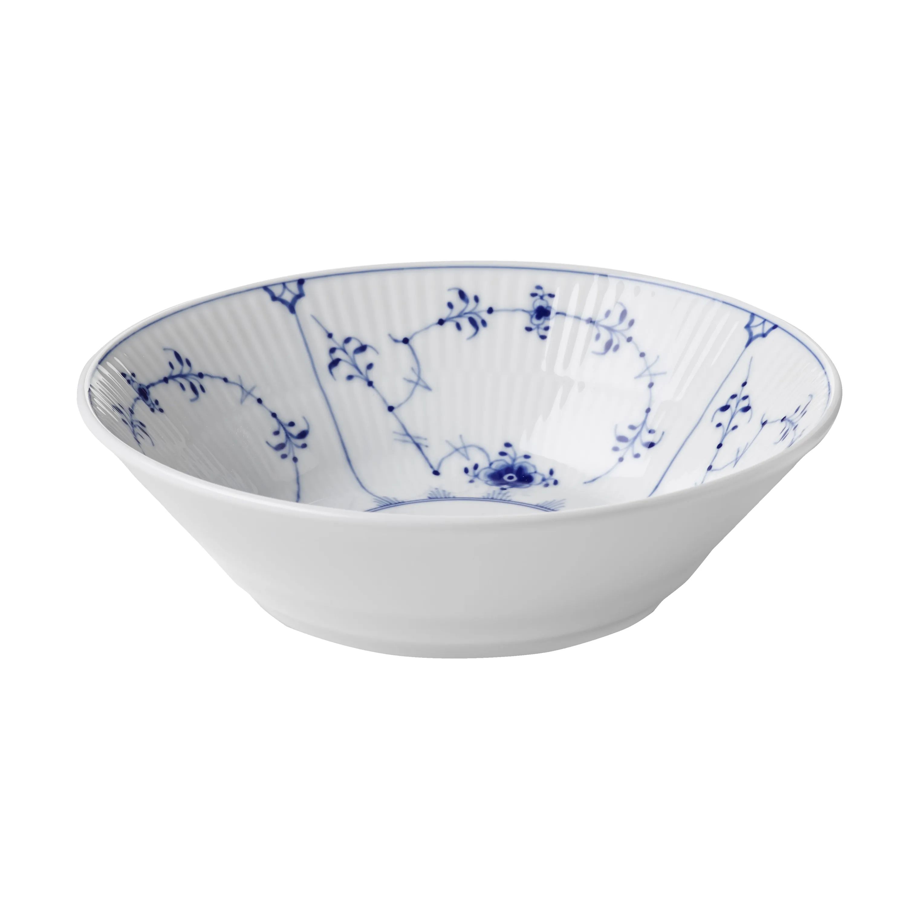 Royal Copenhagen Dybe tallerkener Gifts with History Dybe Tallerkener - 3 stk. i Koboltblå/hvid, 17 cm, 7