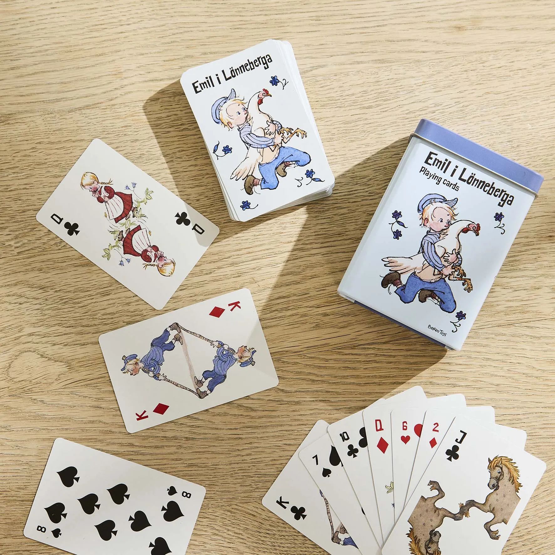 Barbo Toys Spil Emil fra Lønneberg Emil fra Lønneberg Spillekort i Multifarvet, 2