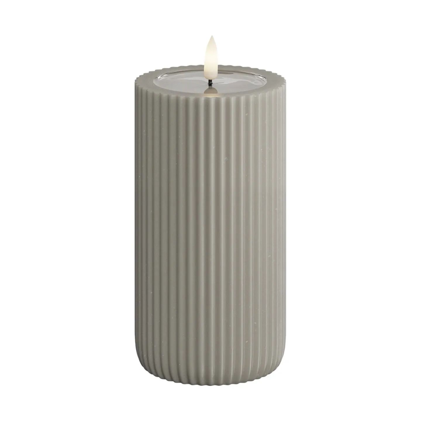 Deluxe Homeart LED-lys Unique LED Rillelys i Sand , 15 cm, 1