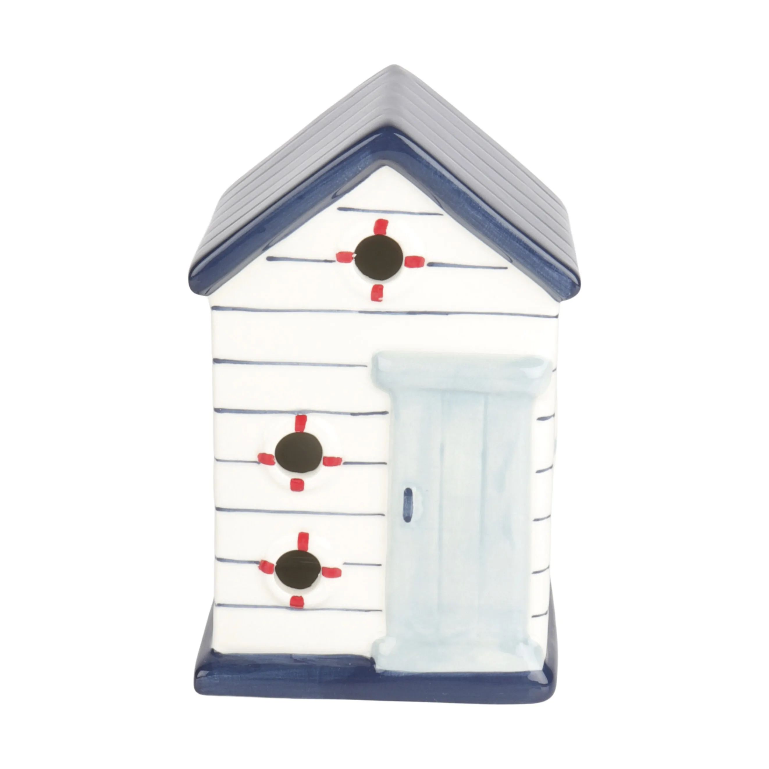 CASA Living Øvrigt interiør Strandhus i Hvid/mørkeblå/lyseblå, 15 cm, 1