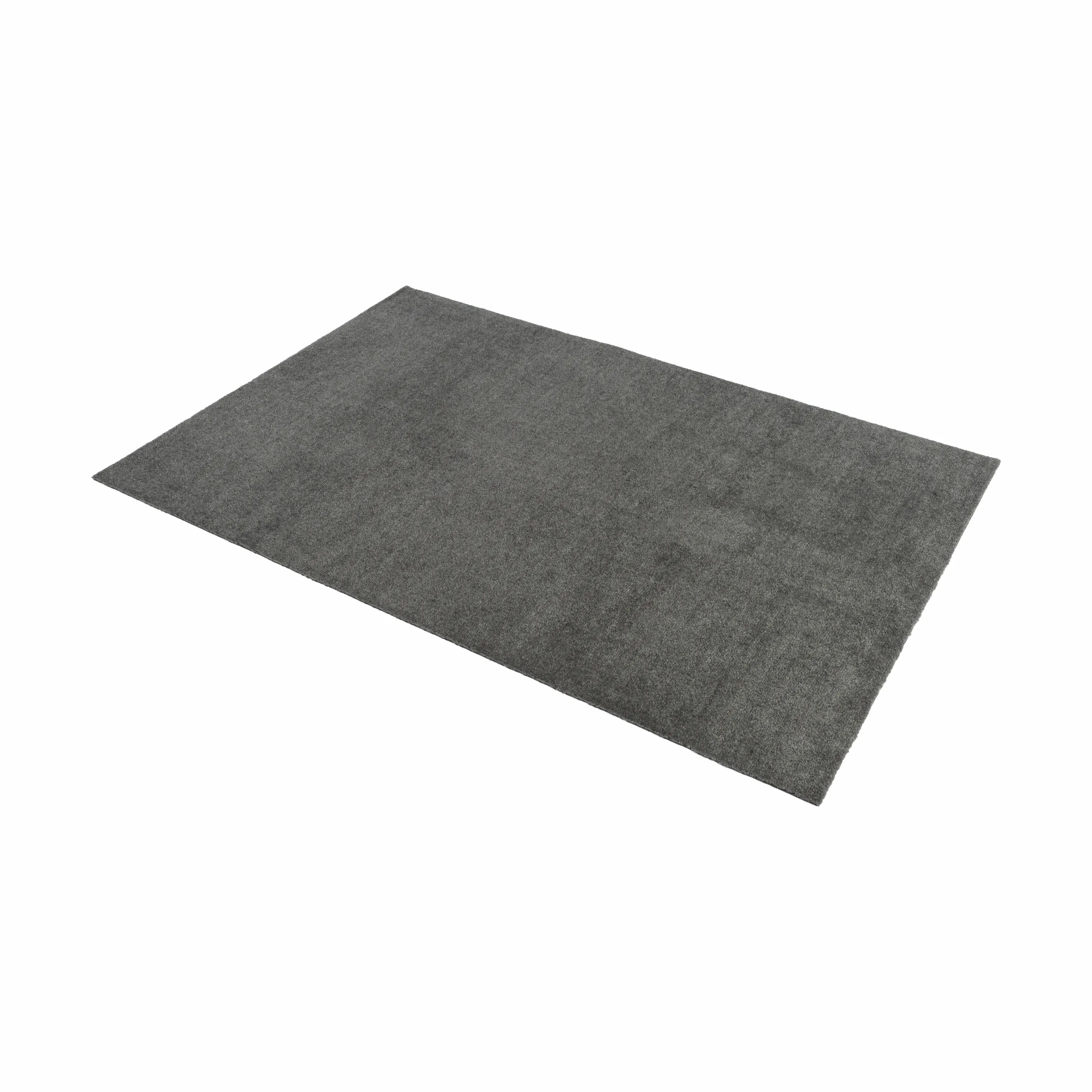 Tica Copenhagen Gulvtæpper Uni Color Gulvtæppe i Sort/sand, B90 x L130 cm, 4