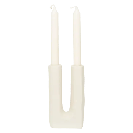 Urban Nature Culture Kronelysestage Lysestage i Off white, 2