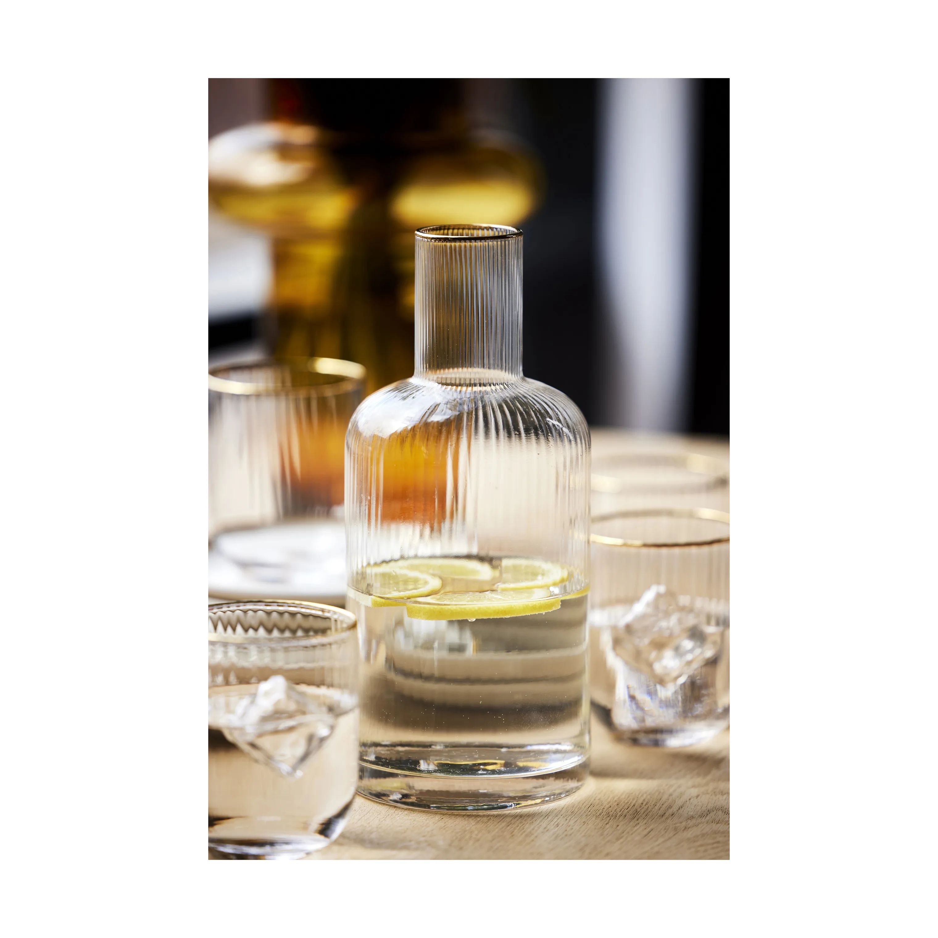 Lyngby Glas Vandkarafler Lyngby Palermo Karaffel i Klar, 1.5 L, 3