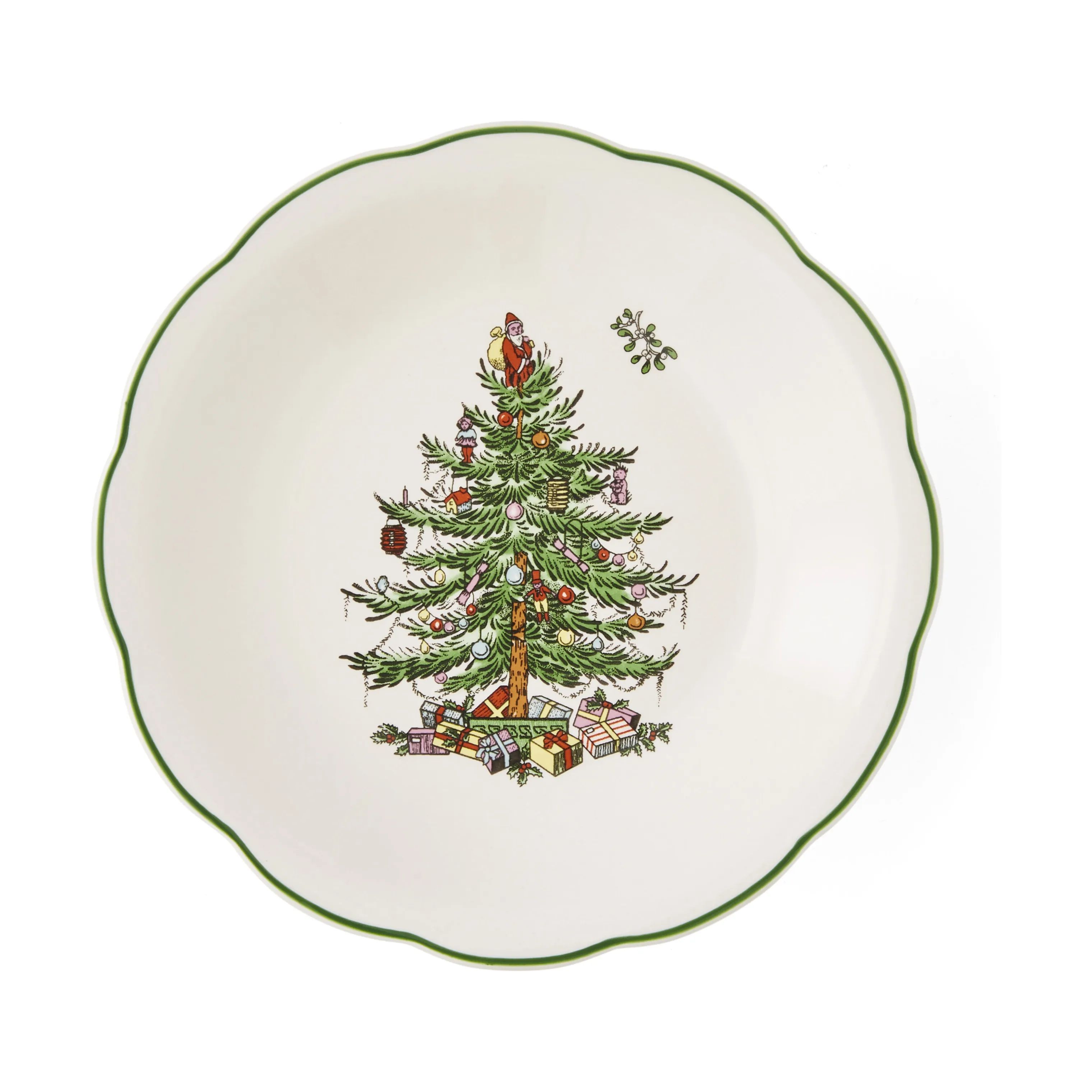 Spode Serveringsskåle Christmas Tree Skål i Hvid/grøn/rød, 1