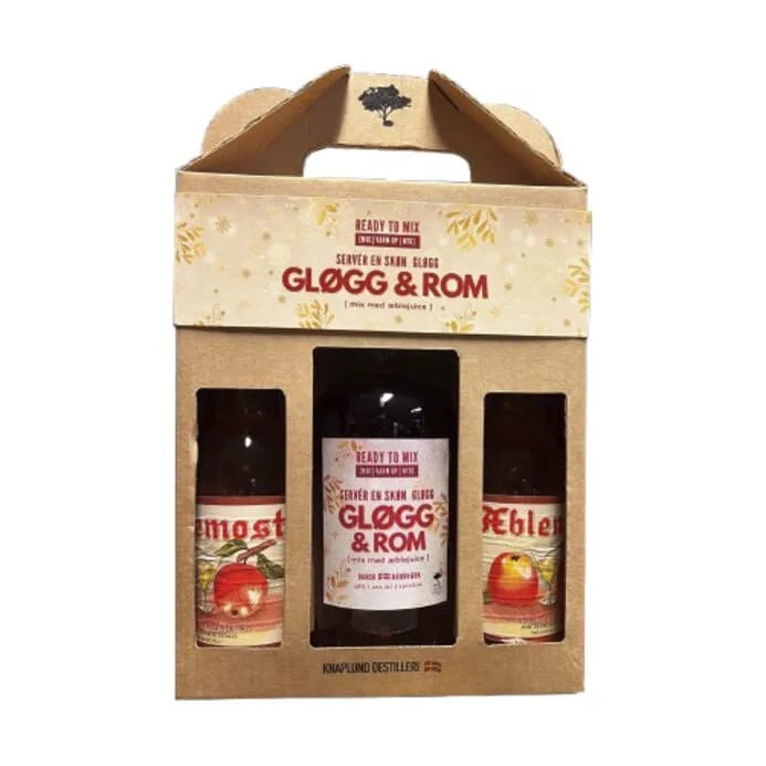 Knaplund Spiritus Gløgg & Rom m. 2 æblemost i Brun, 1