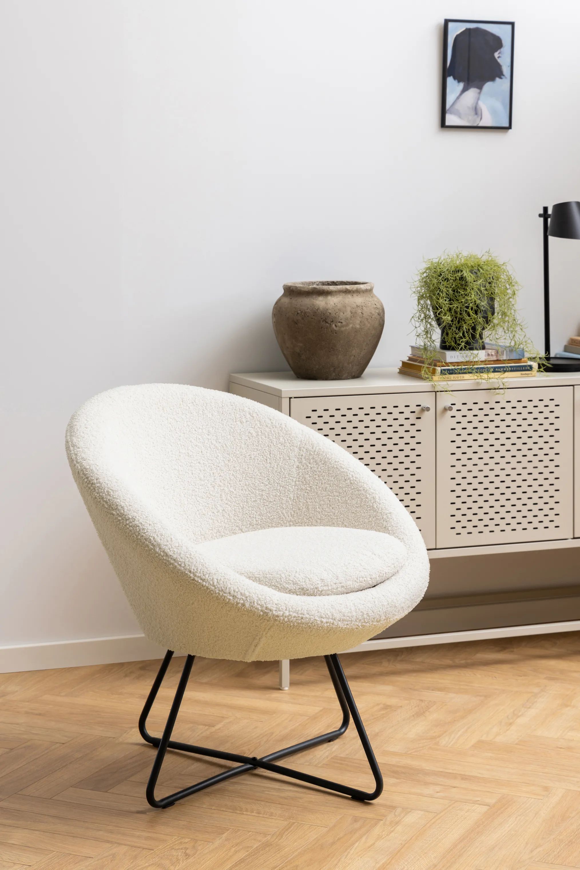CASA Living Lænestole Center Loungestol i Creme, 2