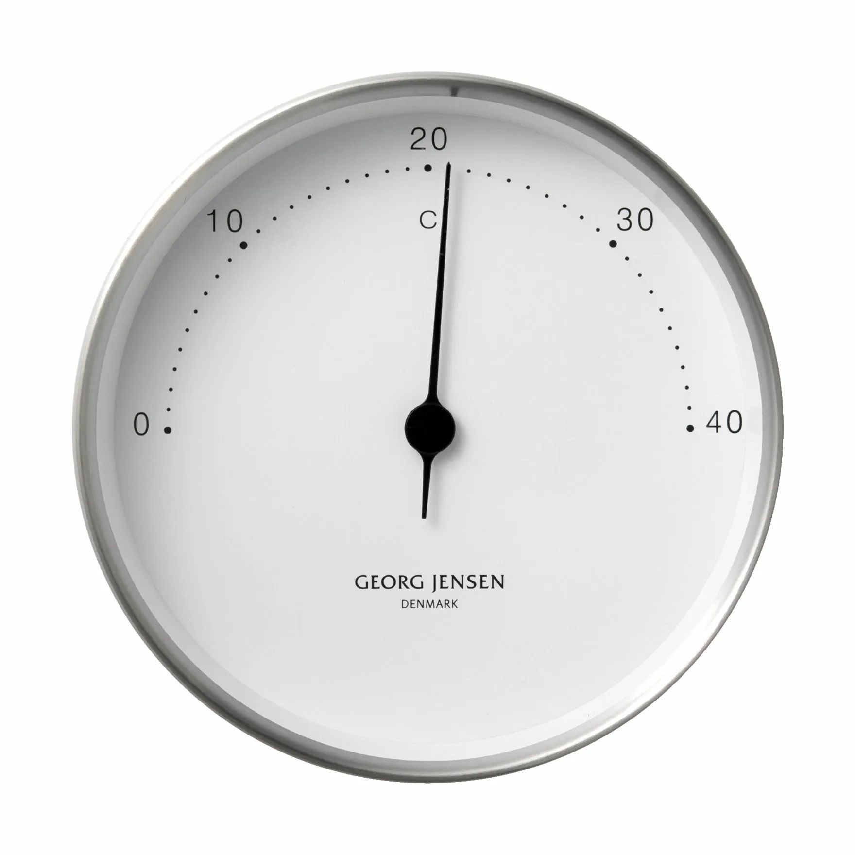 Georg Jensen Termometre Henning Koppel Koppel Termometer i Stål/Hvid, 1