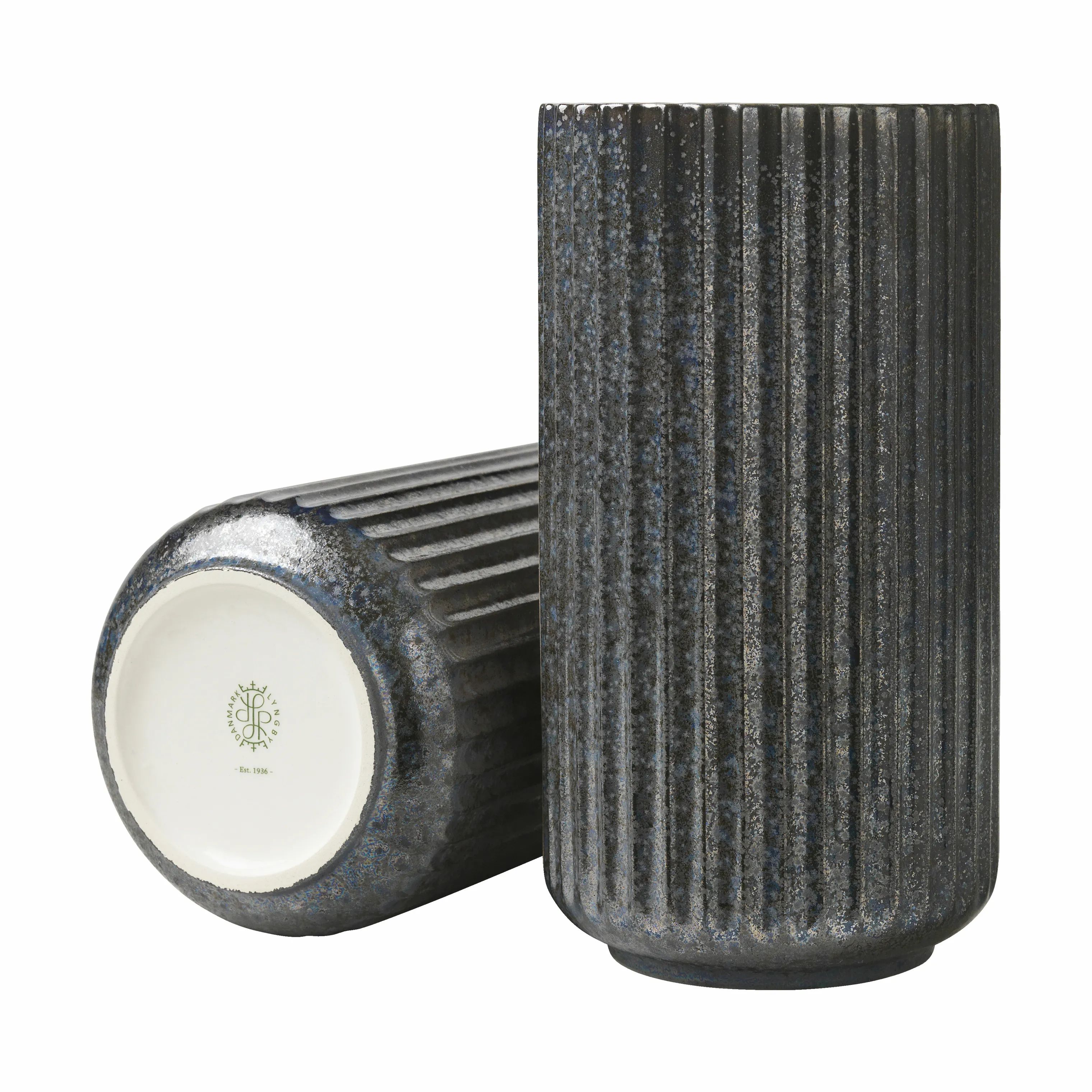 Lyngby Porcelæn Vaser Radiance Vase i Blå, 11 cm, 1
