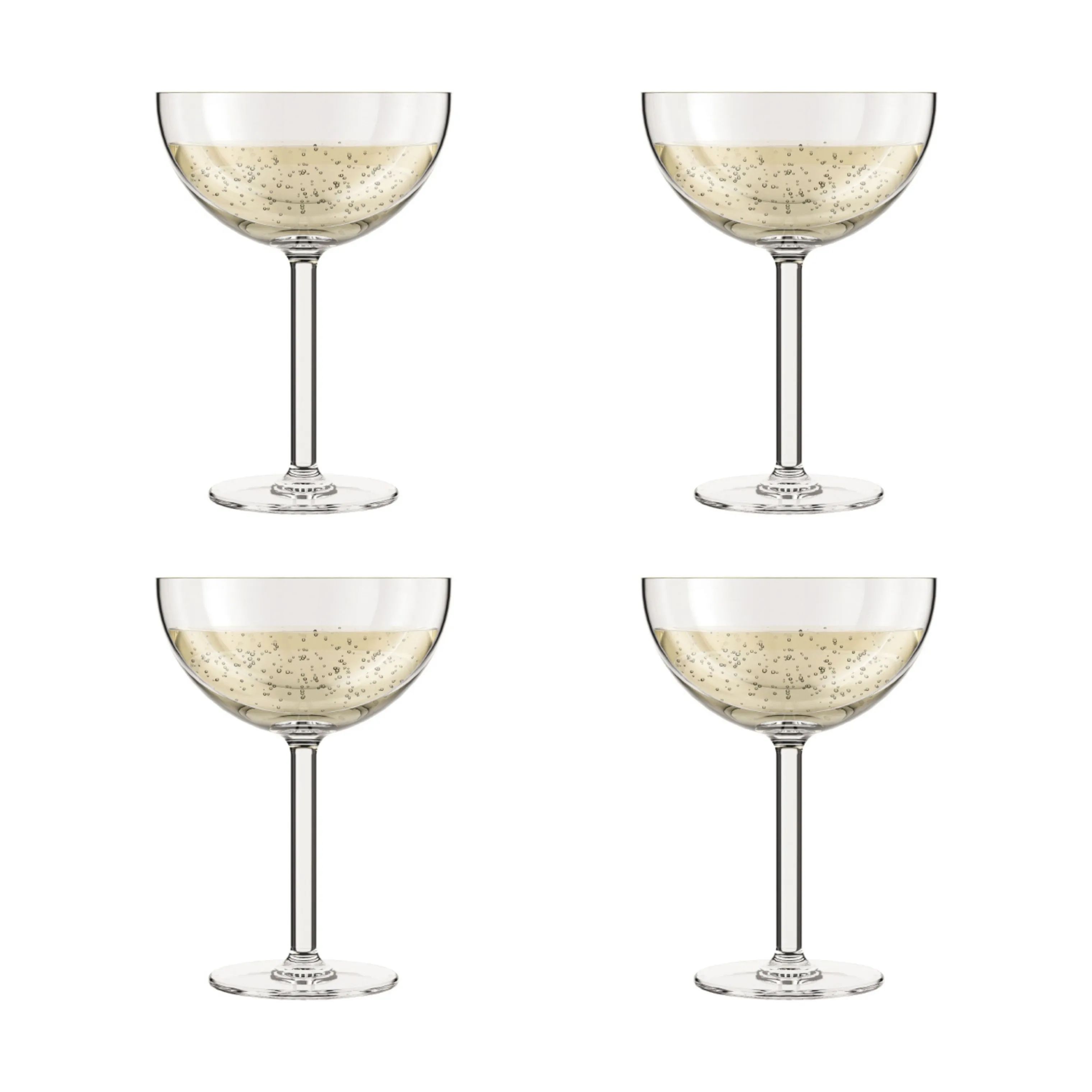 Bodum Champagneglas Oktett champagneskål - 4 stk. i Klar, 1