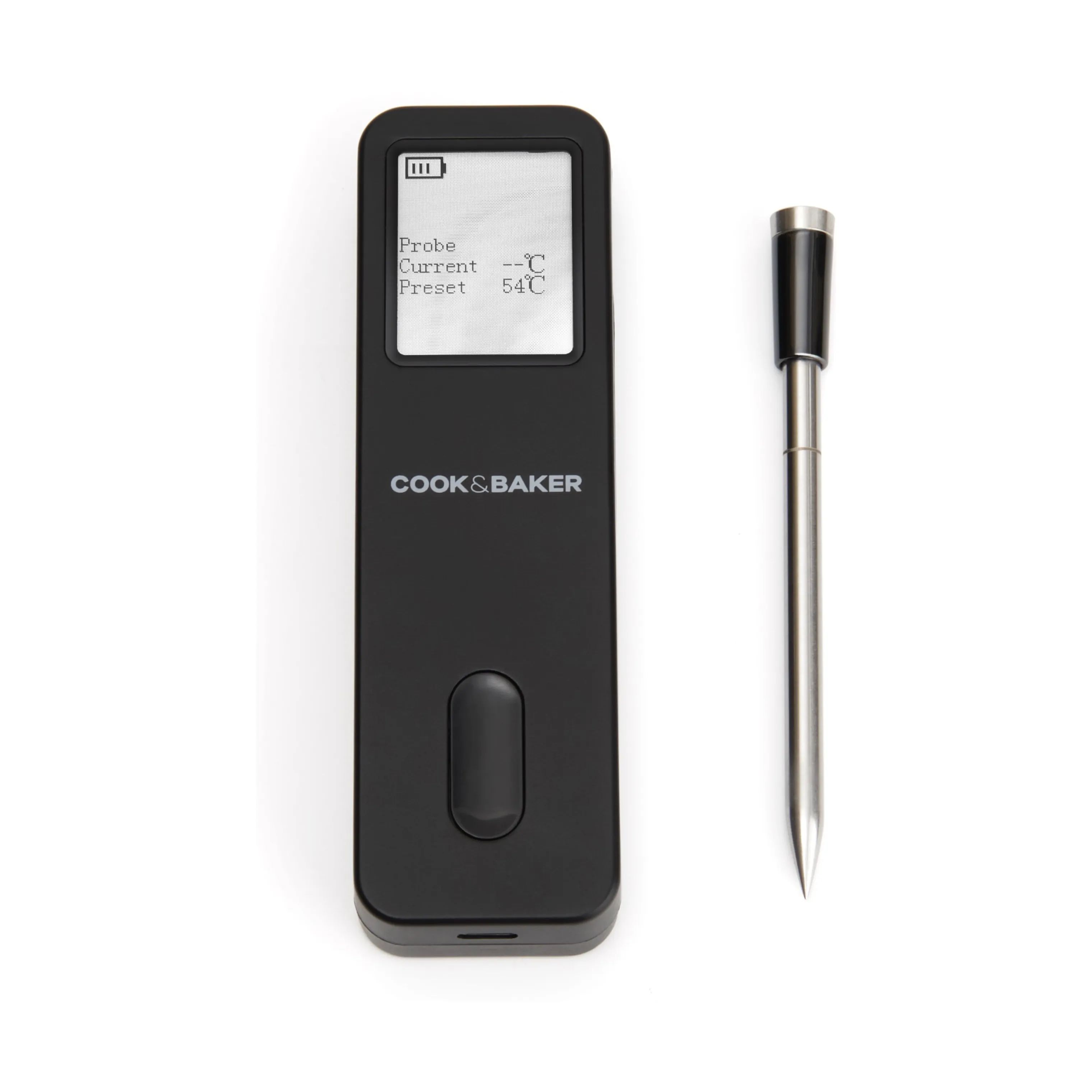 Cook & Baker Stegetermometre Trådløst Stegetermometer i sort, 4
