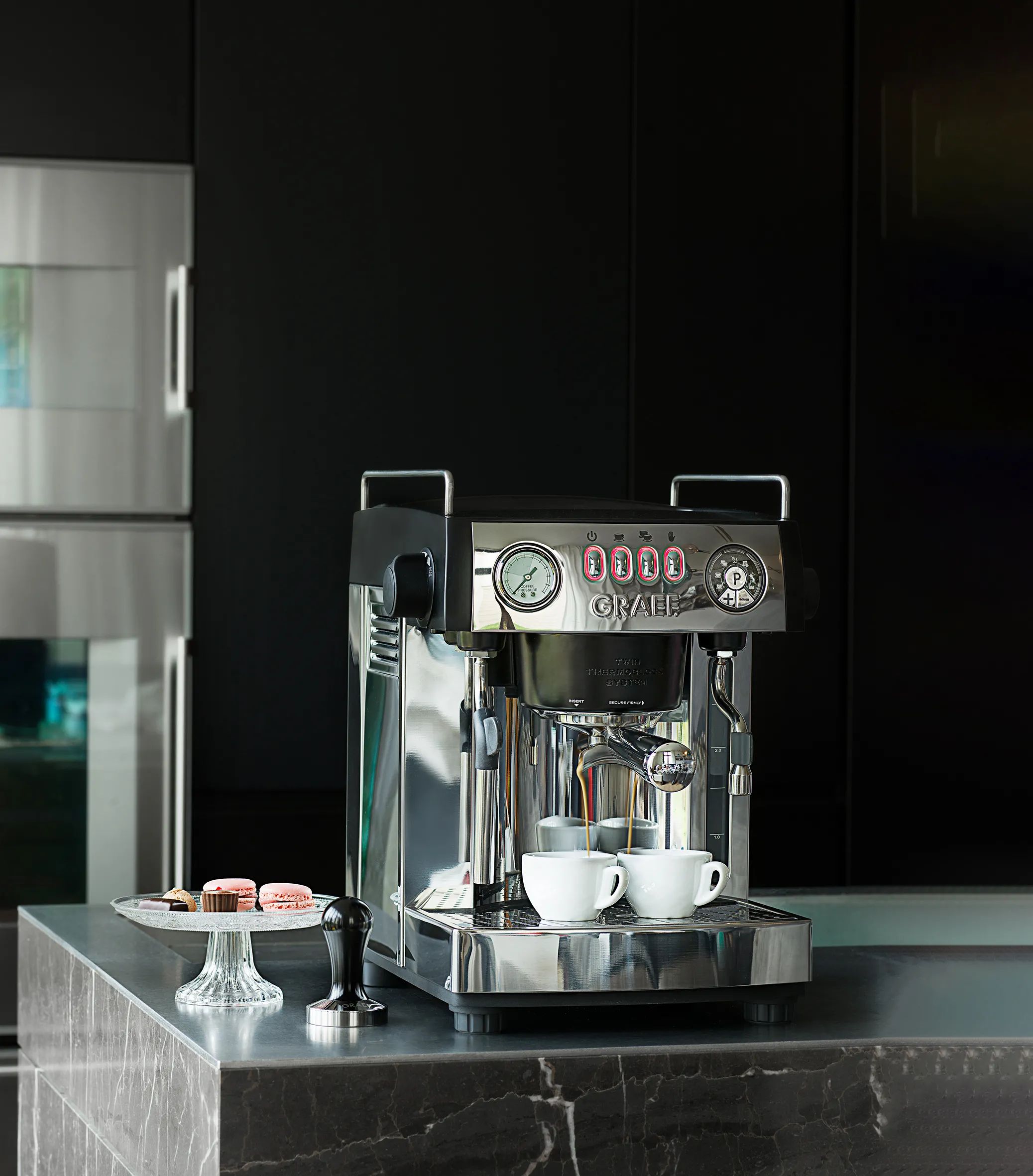 Graef Espressomaskiner Espressomaskine GRES902EU i Stål/Sort, 6
