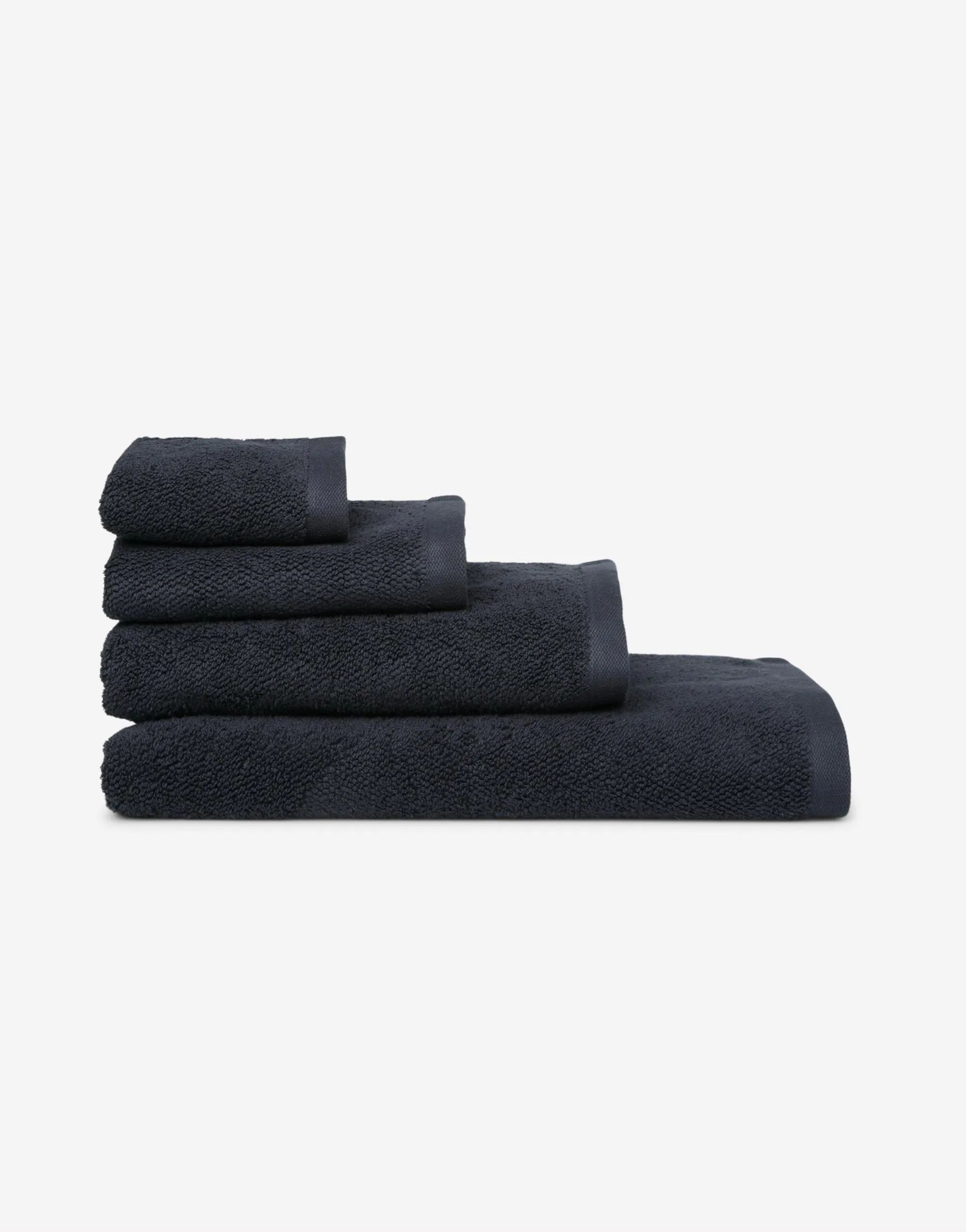 Marc O'Polo Håndklæder Timeless Håndklæde i Dark navy, B50 x L100 cm, 2